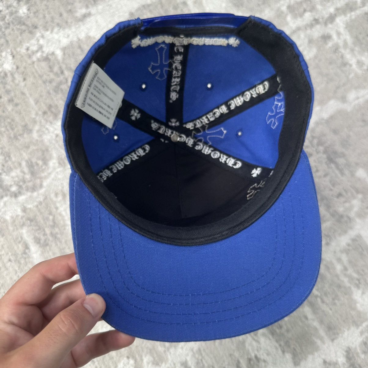 Chrome Hearts Leather cross patch baseball hat Size ONE SIZE - 10 Thumbnail