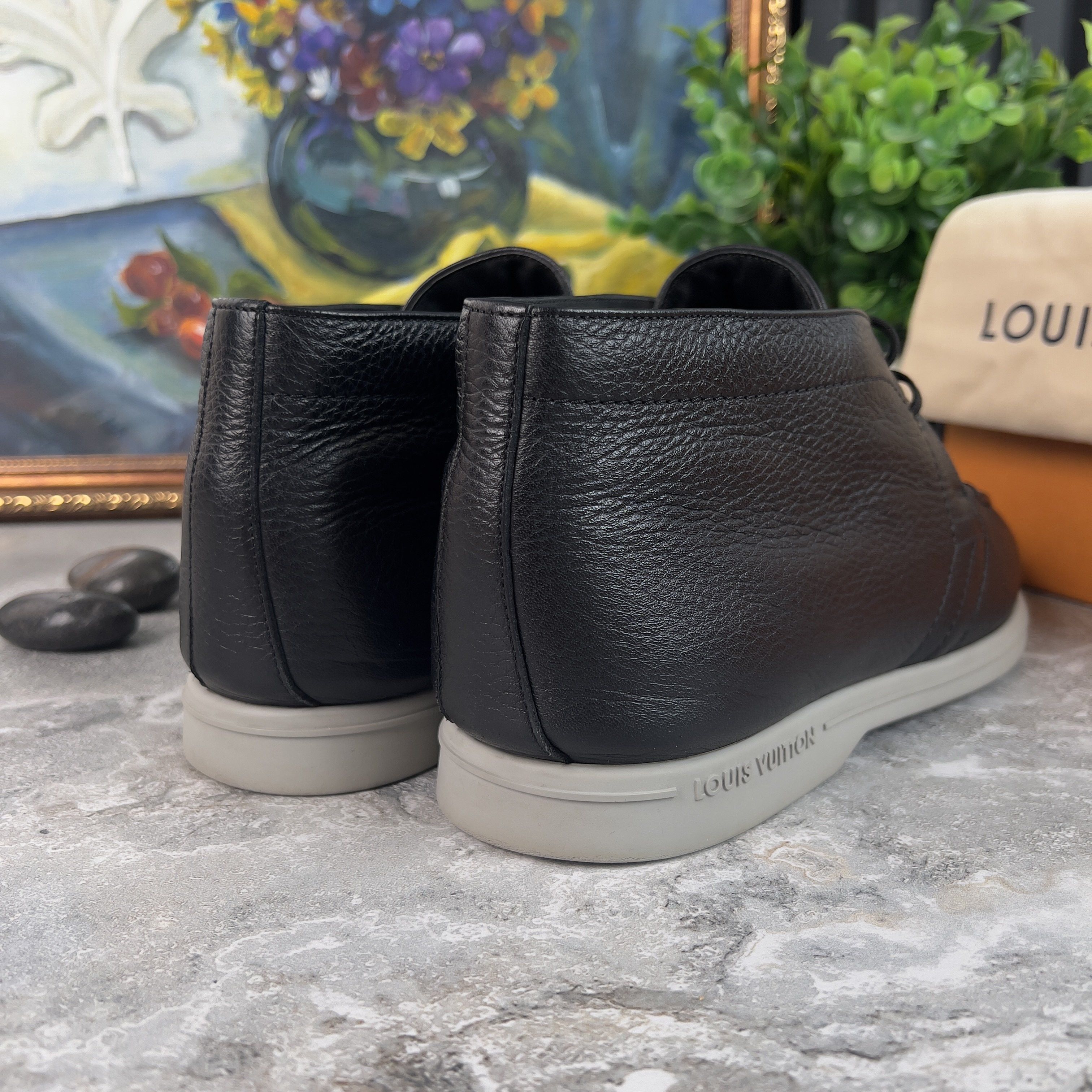 Louis Vuitton Louis Vuitton Estate High Derbies Grain Leather Loro Piana Size US 9 / EU 42 - 7 Thumbnail