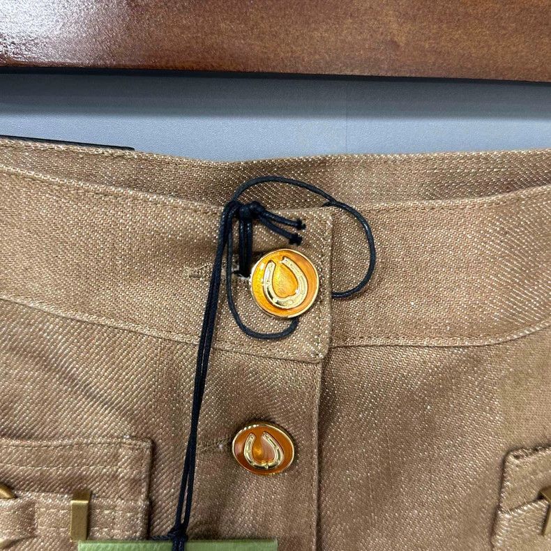 Gucci Gucci Horse buckle brown linen long Size US 38 / EU 54 - 4 Thumbnail