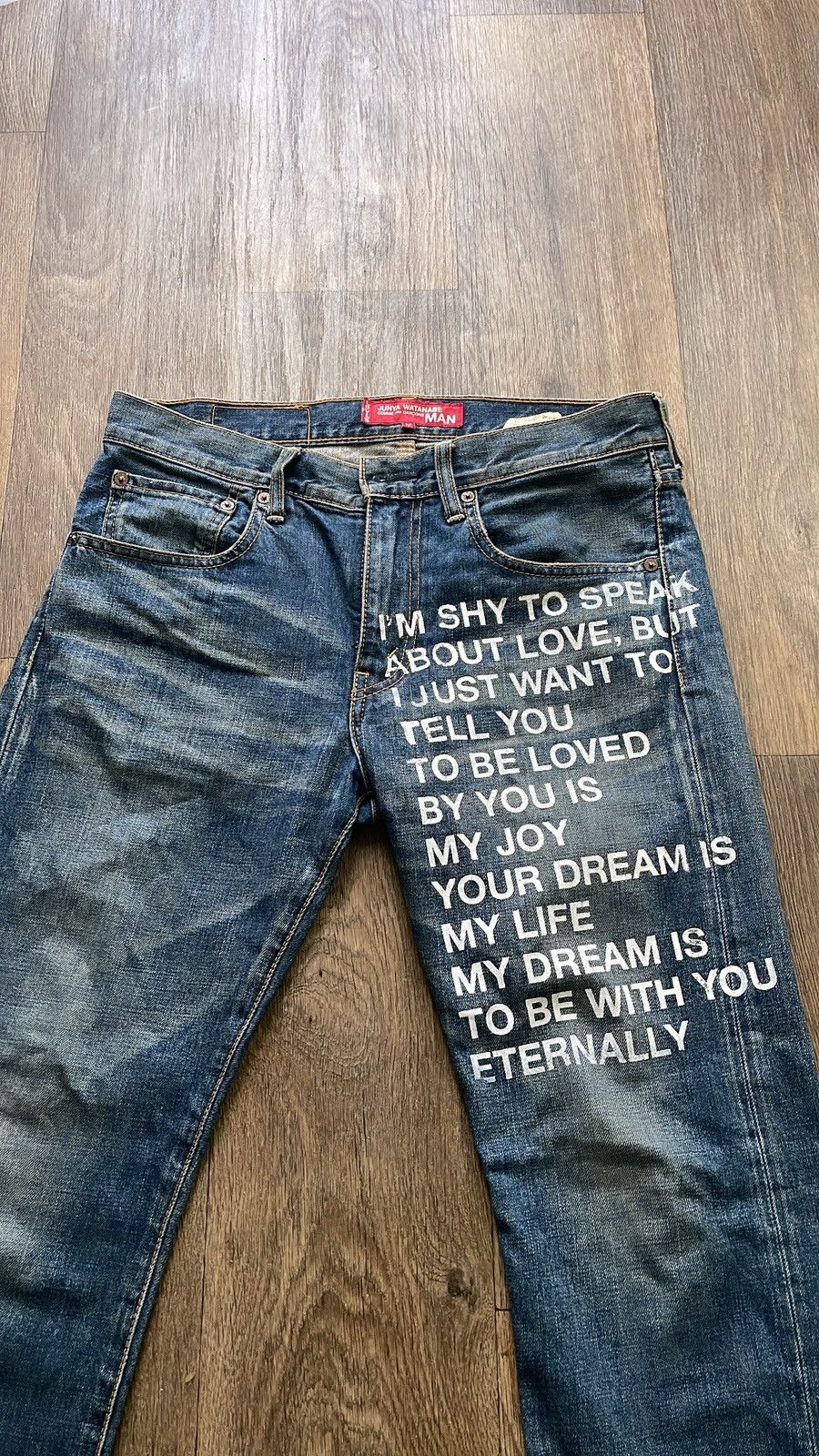 Junya Watanabe Poem Jeans | Grailed