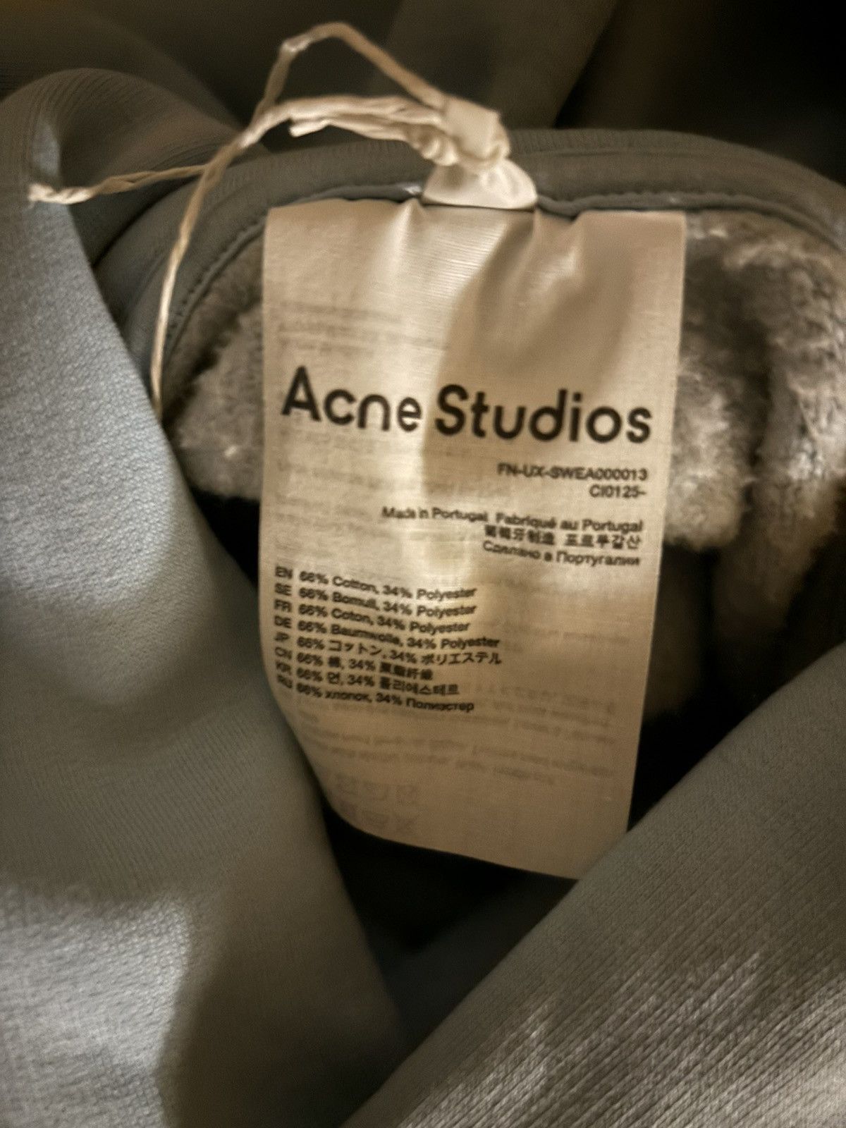 Acne Studios Acne studios blue Relaxed Hoodie Size US M / EU 48-50 / 2 - 5 Thumbnail