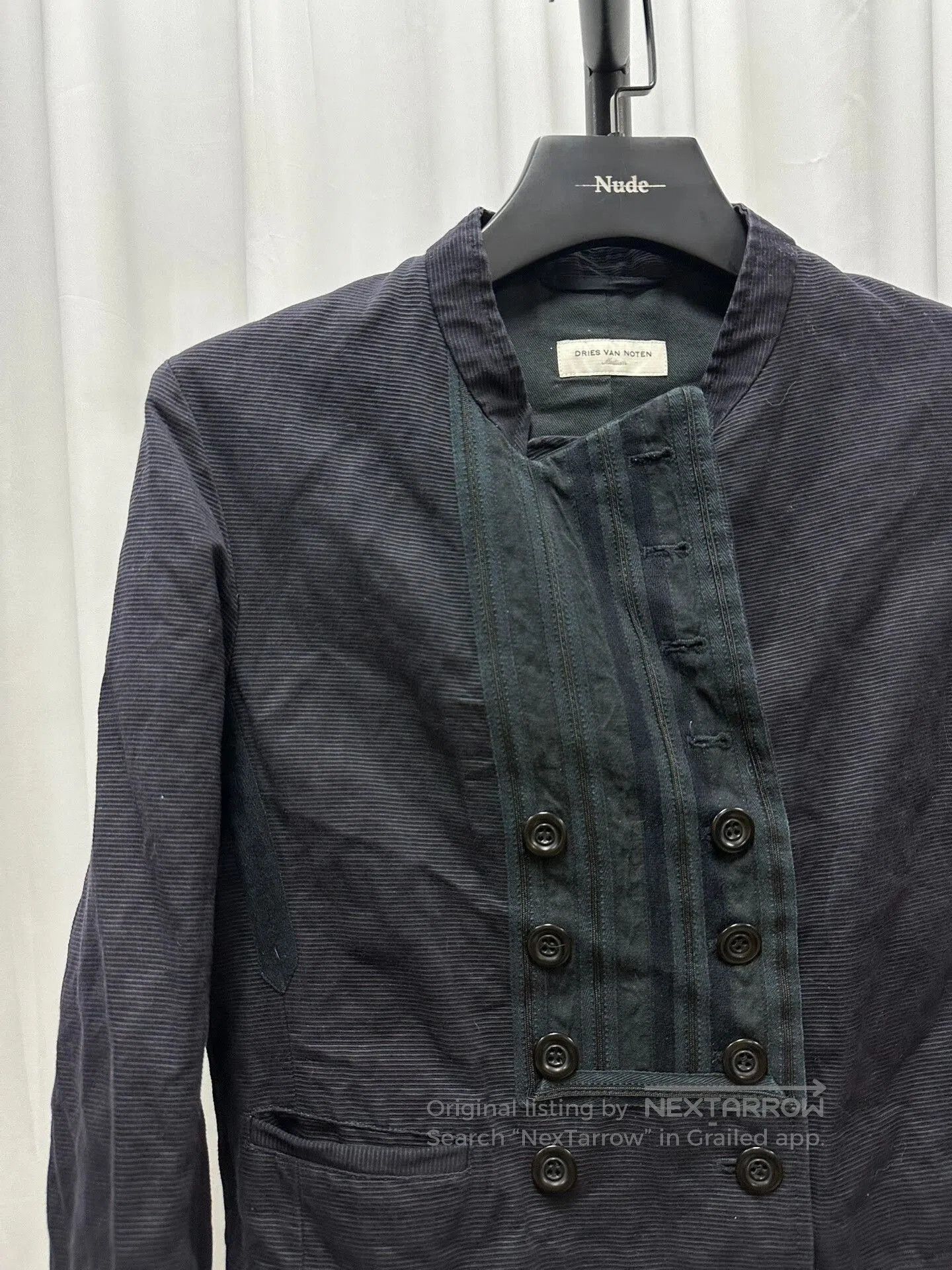 Dries Van Noten Dries Van Noten Double-Breasted Jacket. Size XS / US 0-2 / IT 36-38 - 3 Thumbnail