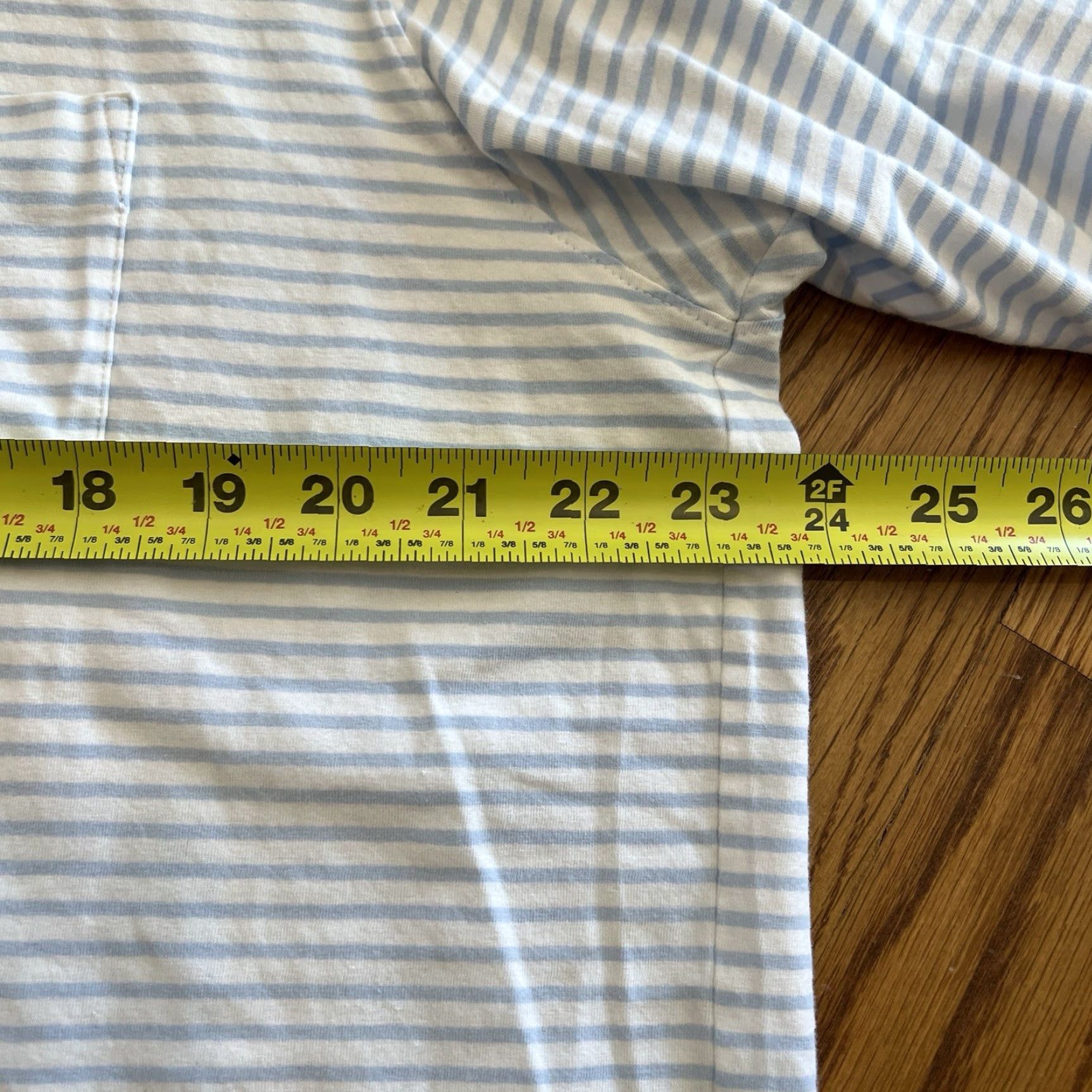 Vintage VINTAGE B. Draddy Polo Shirt Mens XL White Blue Striped Shirt Adult XL White/Blue Striped Athletic Fit, Breathable, Easy Care Mens Size US XL / EU 56 / 4 - 6 Thumbnail