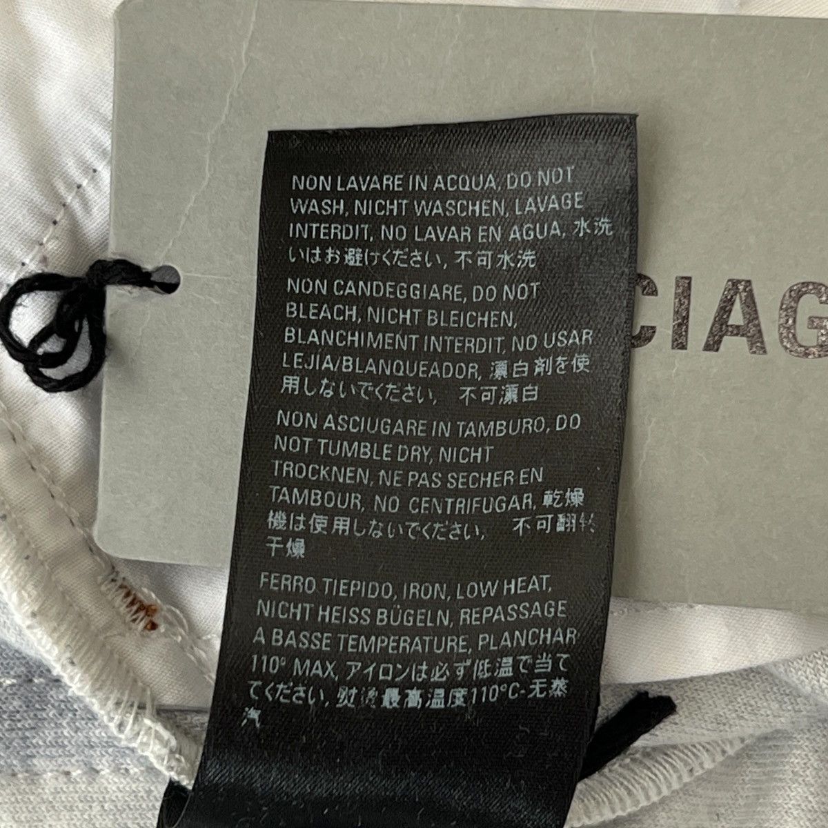 Balenciaga BALENCIAGA 21 Winter Trompe-l'oeil Velours Denim Pants Size US 29 - 9 Thumbnail