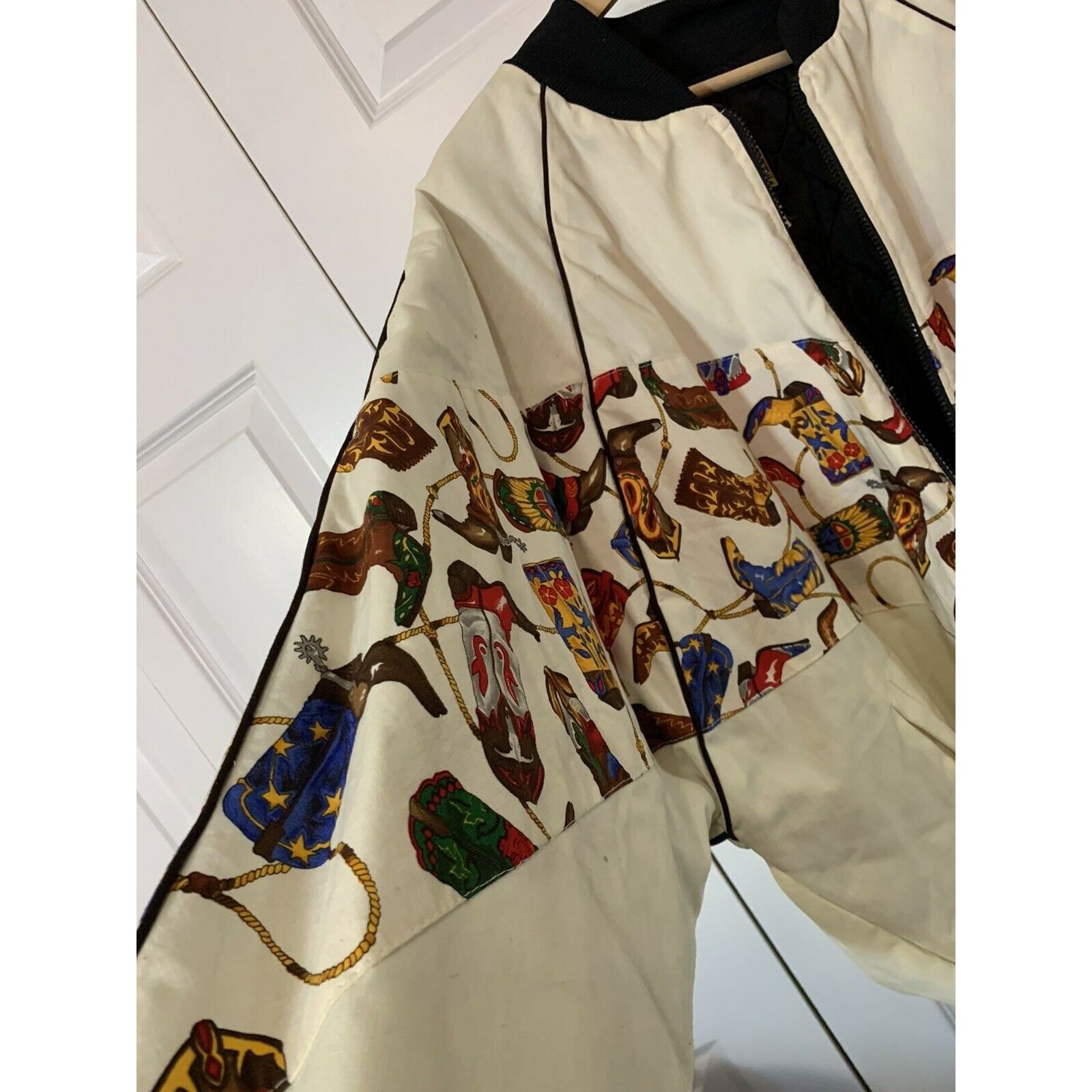Other Vintage Bee-Wild Boots Jacket Men’s Sz XL USA Bomber Beige R Size US XL / EU 56 / 4 - 4 Thumbnail