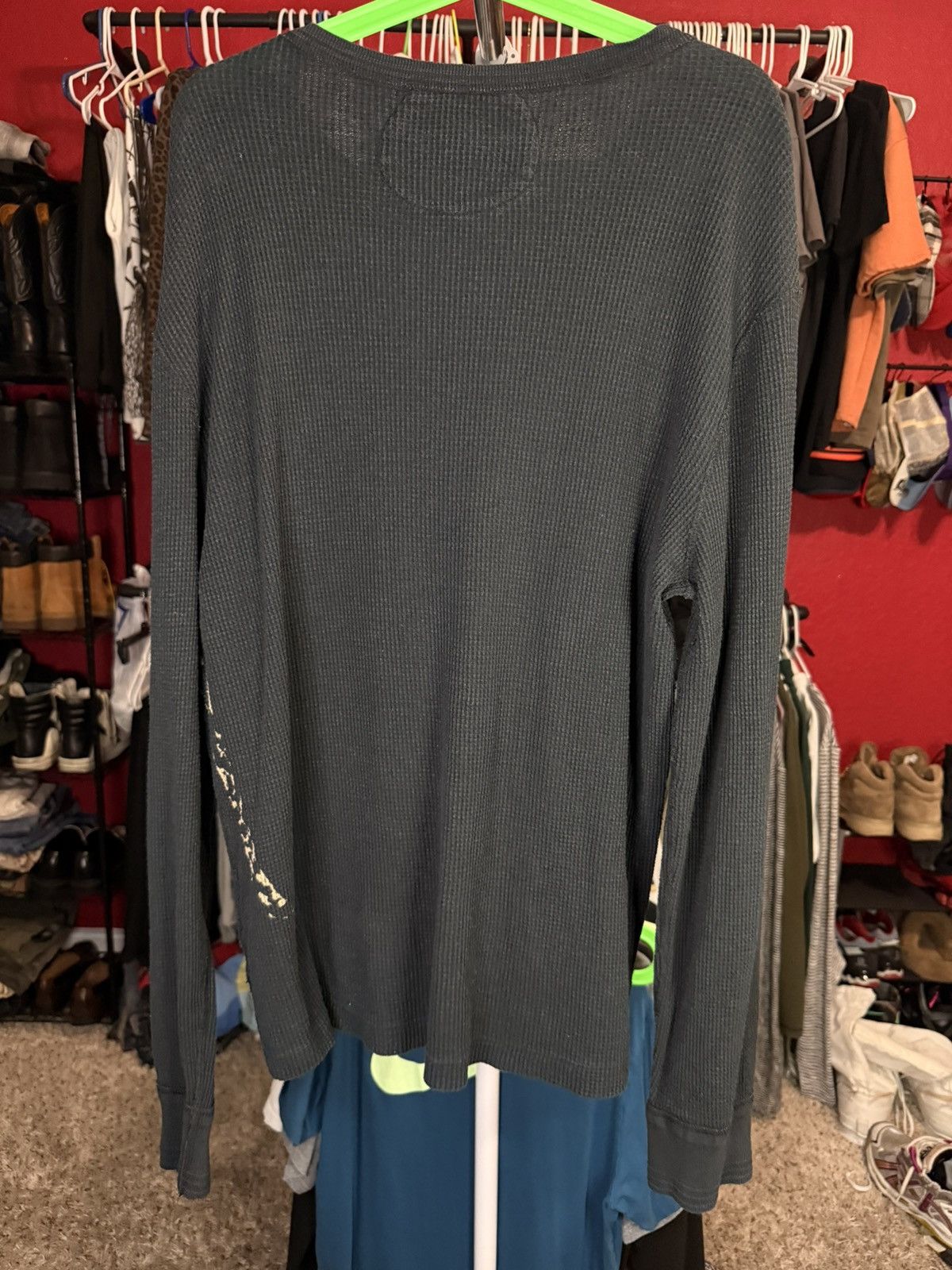 Polo Ralph Lauren Polo Ralph Lauren Waffle Henley Leapord Long sleeve Size US XXL / EU 58 / 5 - 2 Thumbnail