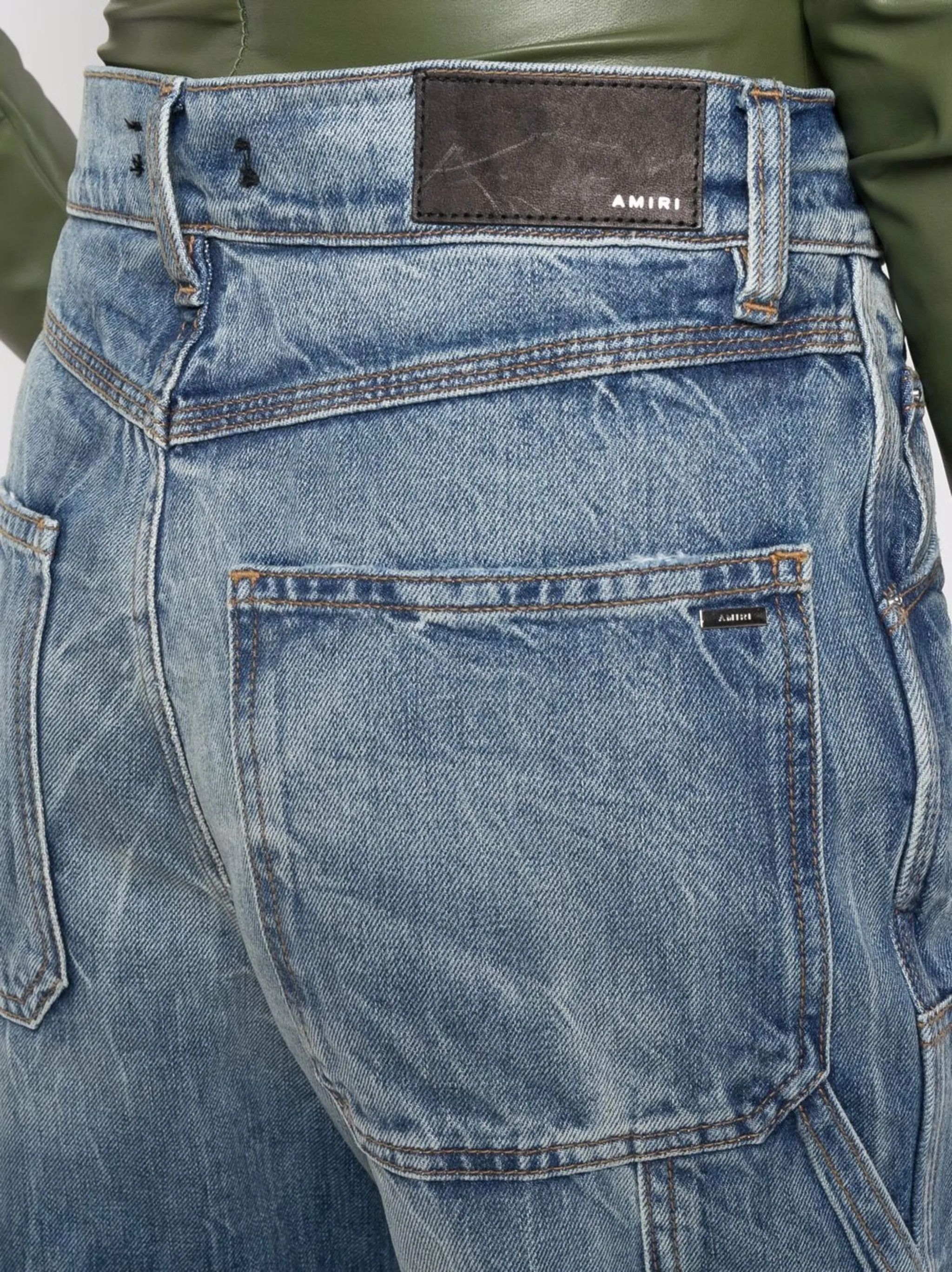 Amiri o1y0425 Denim Jeans in Blue Size 25" / US 0 / IT 36 - 6 Thumbnail