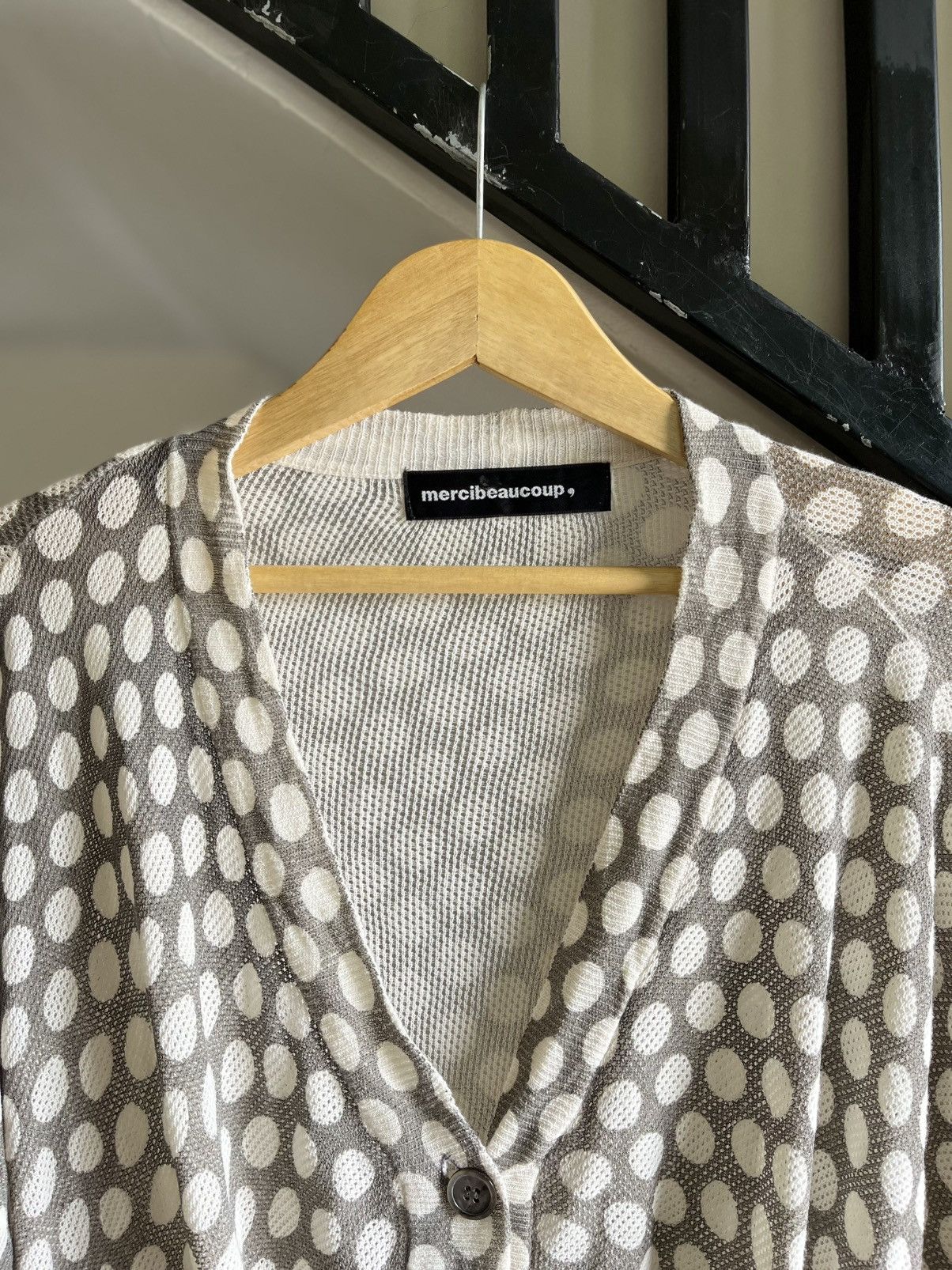 Issey Miyake Mercibeaucoup polkadot bat wings sweatshirt Size ONE SIZE - 2 Thumbnail