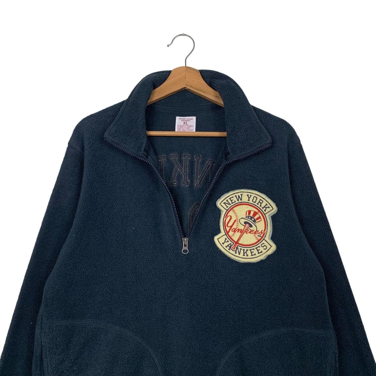 New York Yankees MLB New York Yankees Turtleneck Half Zip Fleece #2525-C114 Size US XL / EU 56 / 4 - 10 Thumbnail