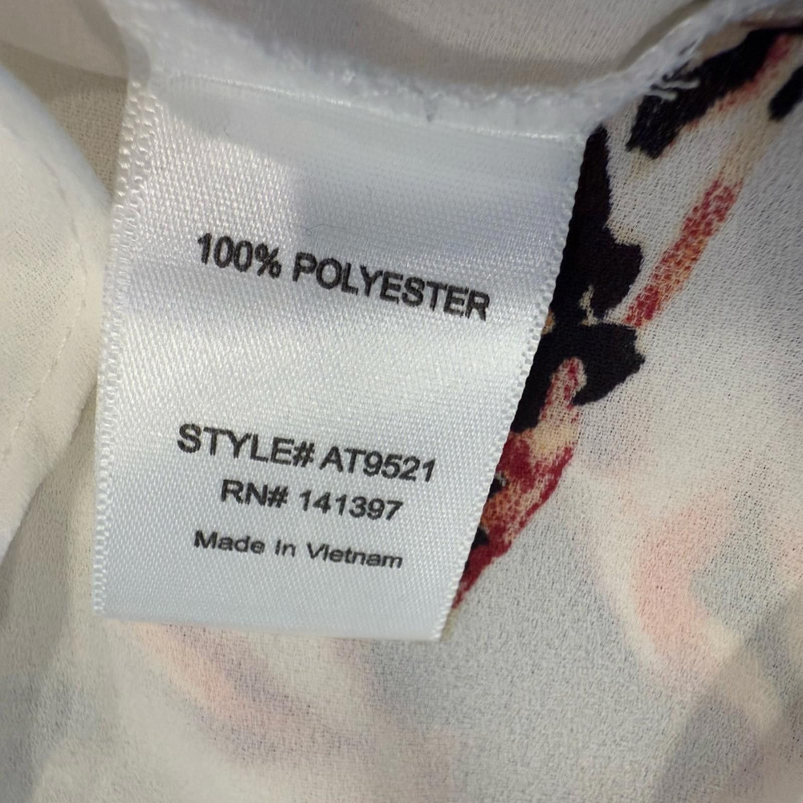 AUTRY Astr white cropped floral ruffled tank top SZ Medium Size M / US 6-8 / IT 42-44 - 5 Thumbnail