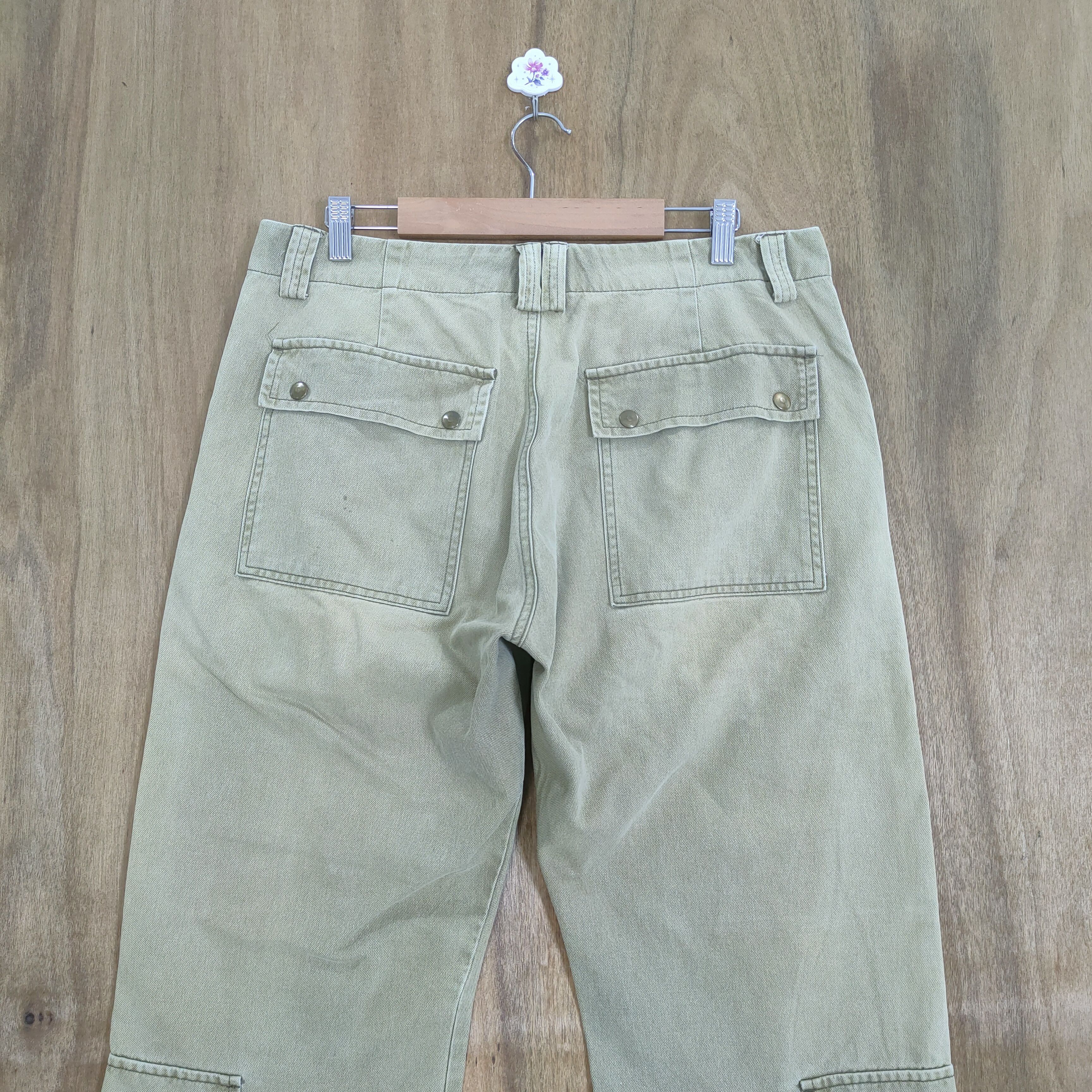 Japanese Brand SAMJEAN MULTIPOCKET CARGO PANTS Size US 34 / EU 50 - 5 Thumbnail