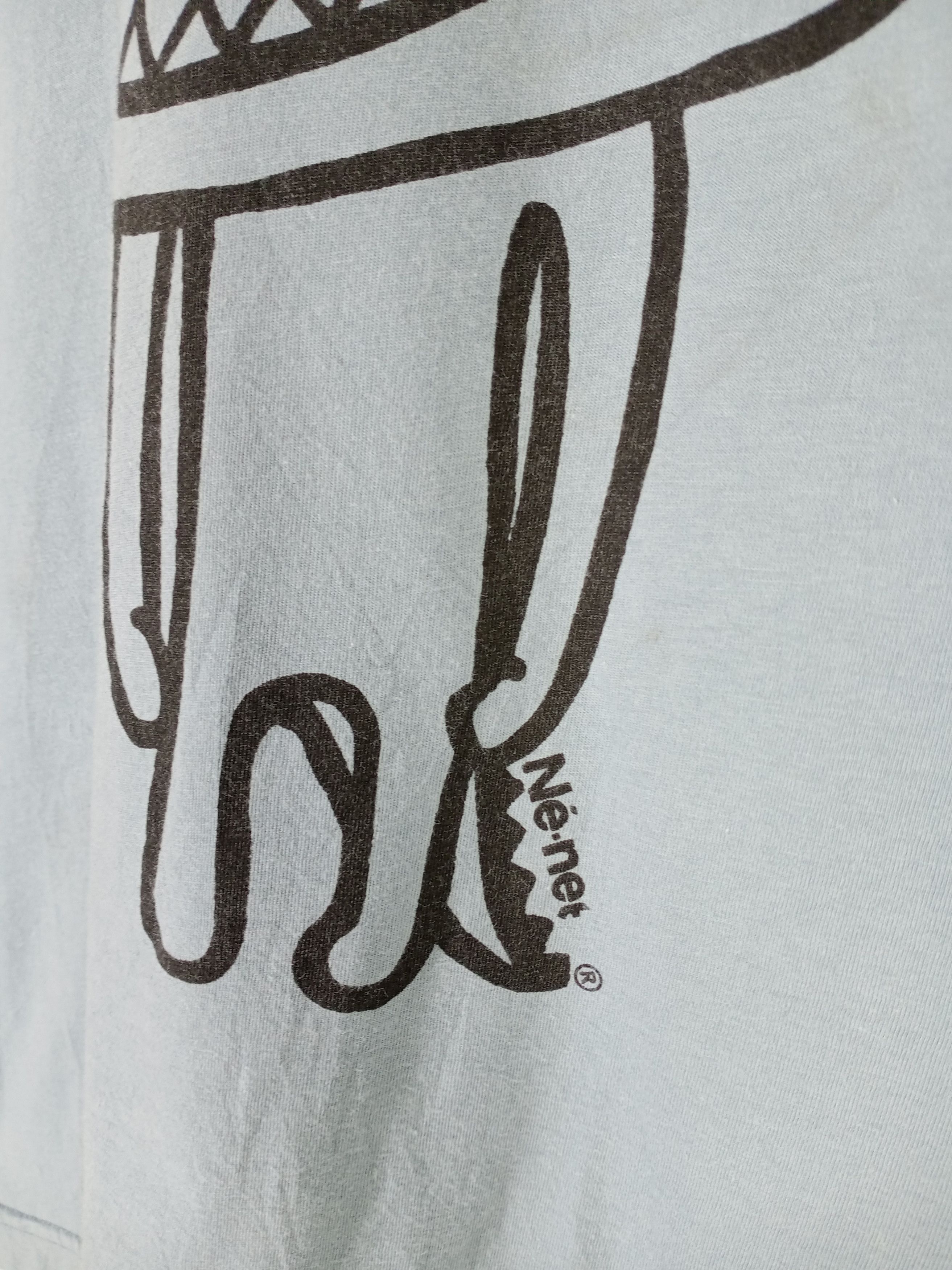 Issey Miyake Vintage Ne-Net Issey Miyake Croco Mask Tshirt Size US M / EU 48-50 / 2 - 4 Thumbnail