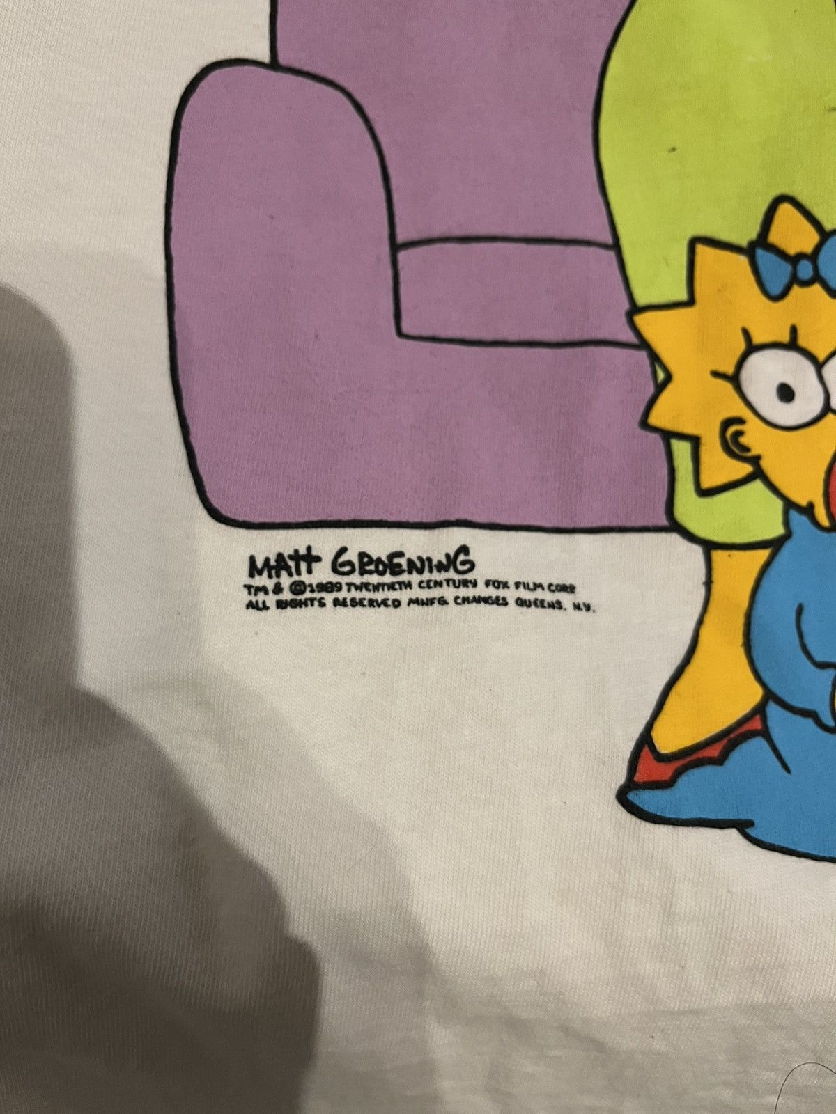 Vintage Vintage The Simpsons Shirt Photo Double Sided 1989 Size US L / EU 52-54 / 3 - 3 Thumbnail