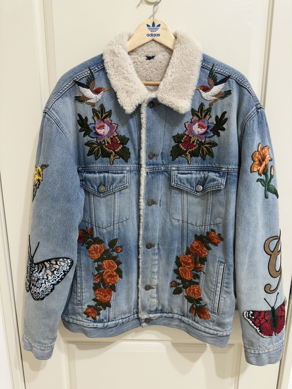 Gucci Gucci Denim Jacket DIY Shearling Tiger Size US M / EU 48-50 / 2 - 1 Thumbnail