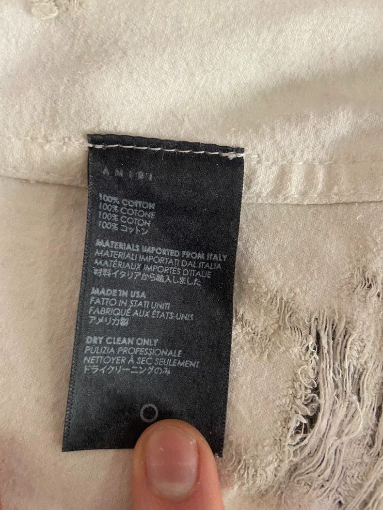 Amiri Amiri 15 white oily jacket-2506 Size US S / EU 44-46 / 1 - 4 Thumbnail