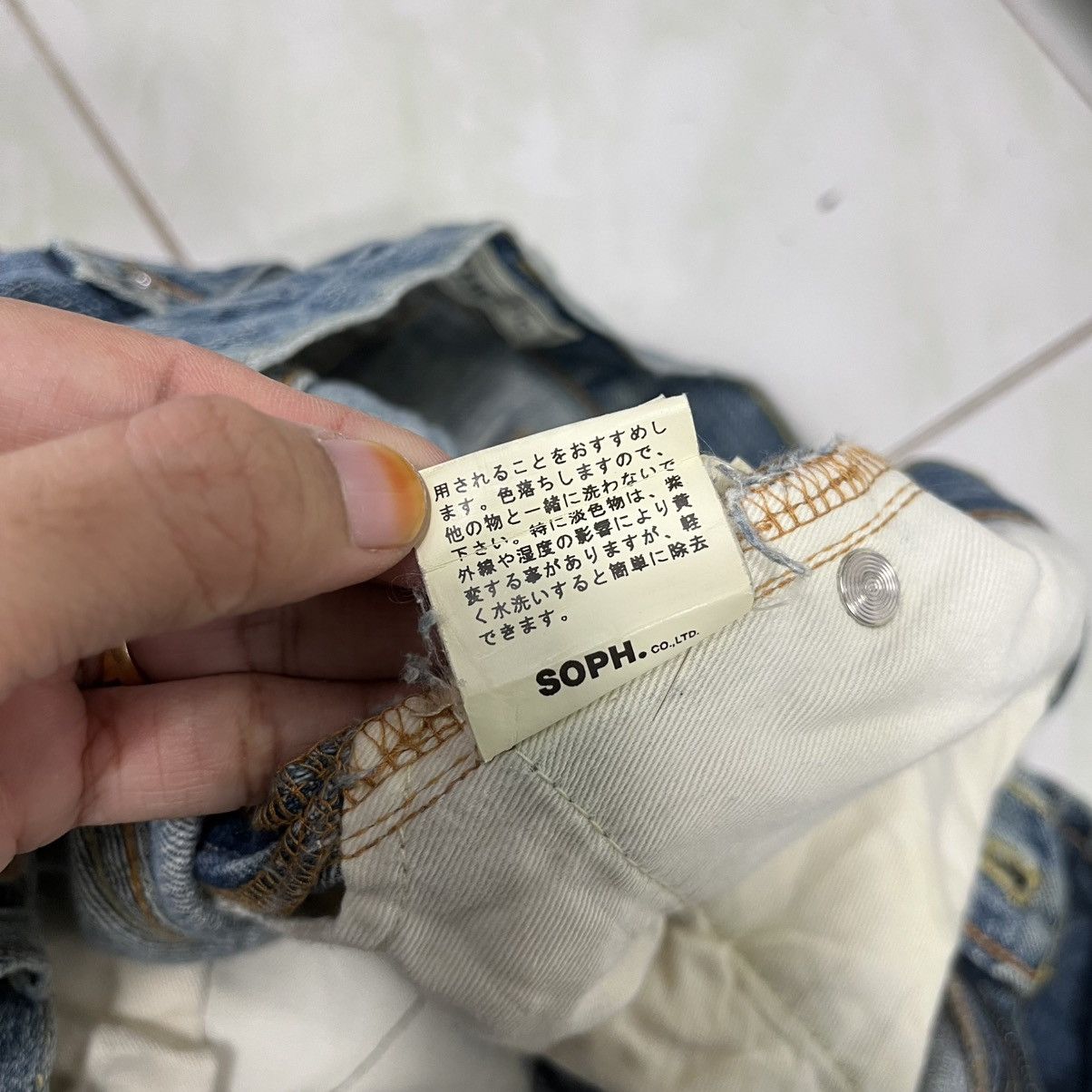 Sophnet. Vintage Sophnet Sashiko Distressed Motive Denim Jeans Size US 32 / EU 48 - 17 Thumbnail