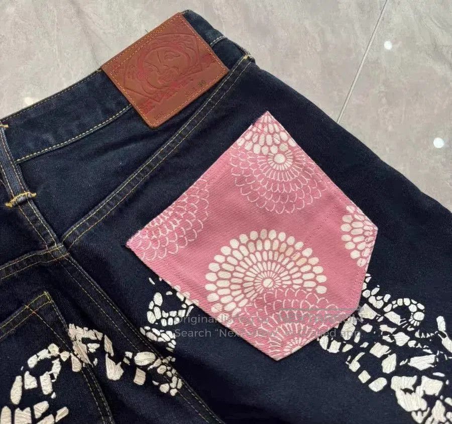 Evisu Evisu Floral Large M Denim Shorts. Size US 30 / EU 46 - 4 Thumbnail