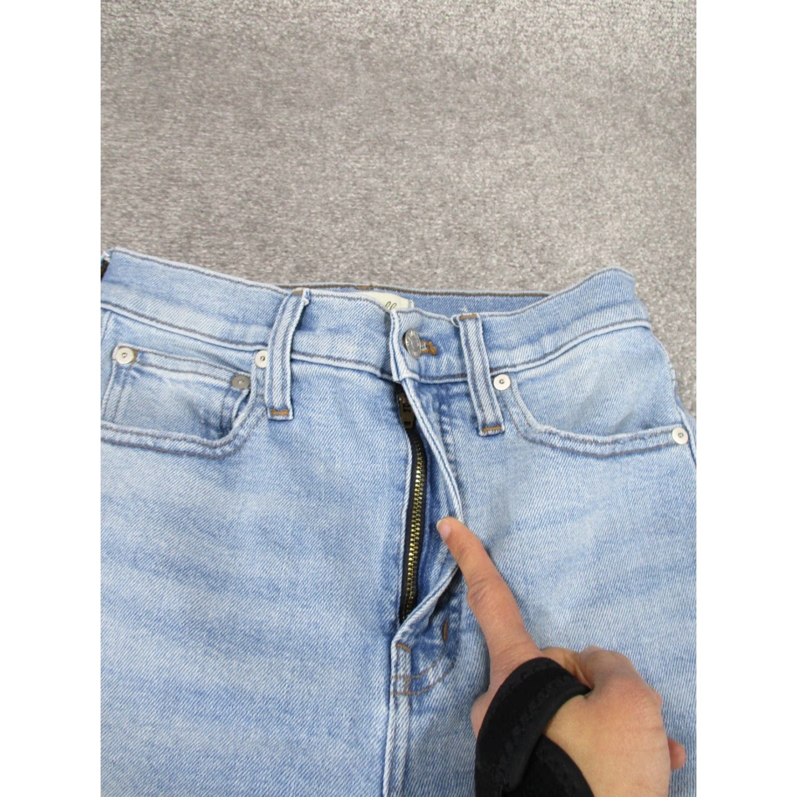 Madewell VINTAGE Madewell Jeans Women's 24 High Rise Light Wash Denim Tapered 90s Blues Women's Size 42" / US 20 - 5 Thumbnail