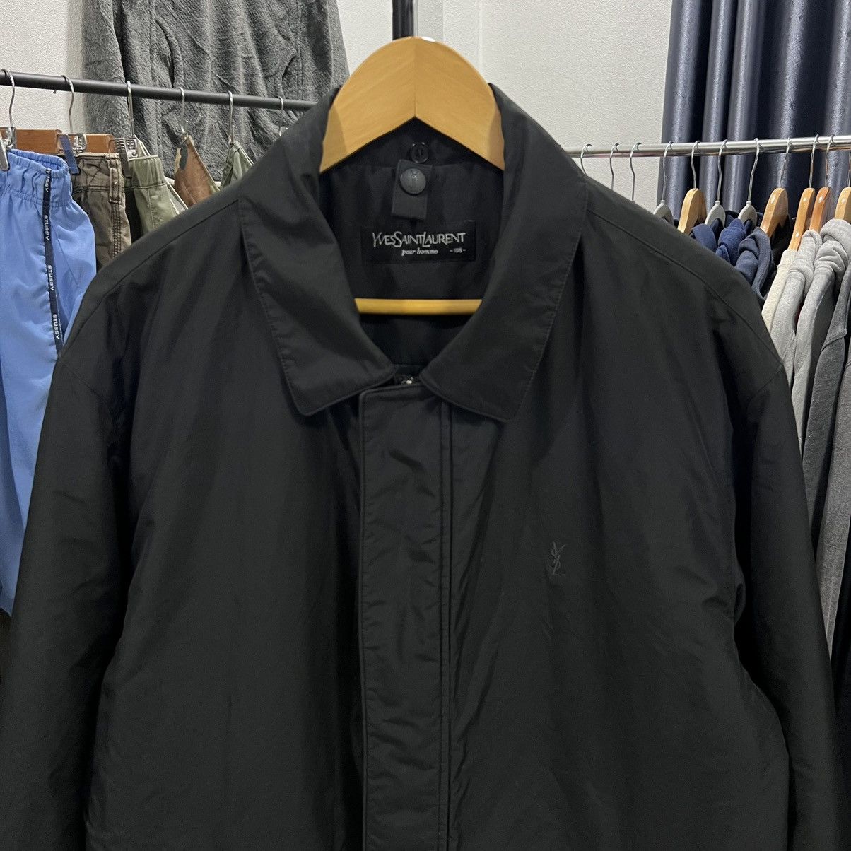 Vintage Vintage Yves Saint Laurent Coat Jacket Size US L / EU 52-54 / 3 - 2 Thumbnail