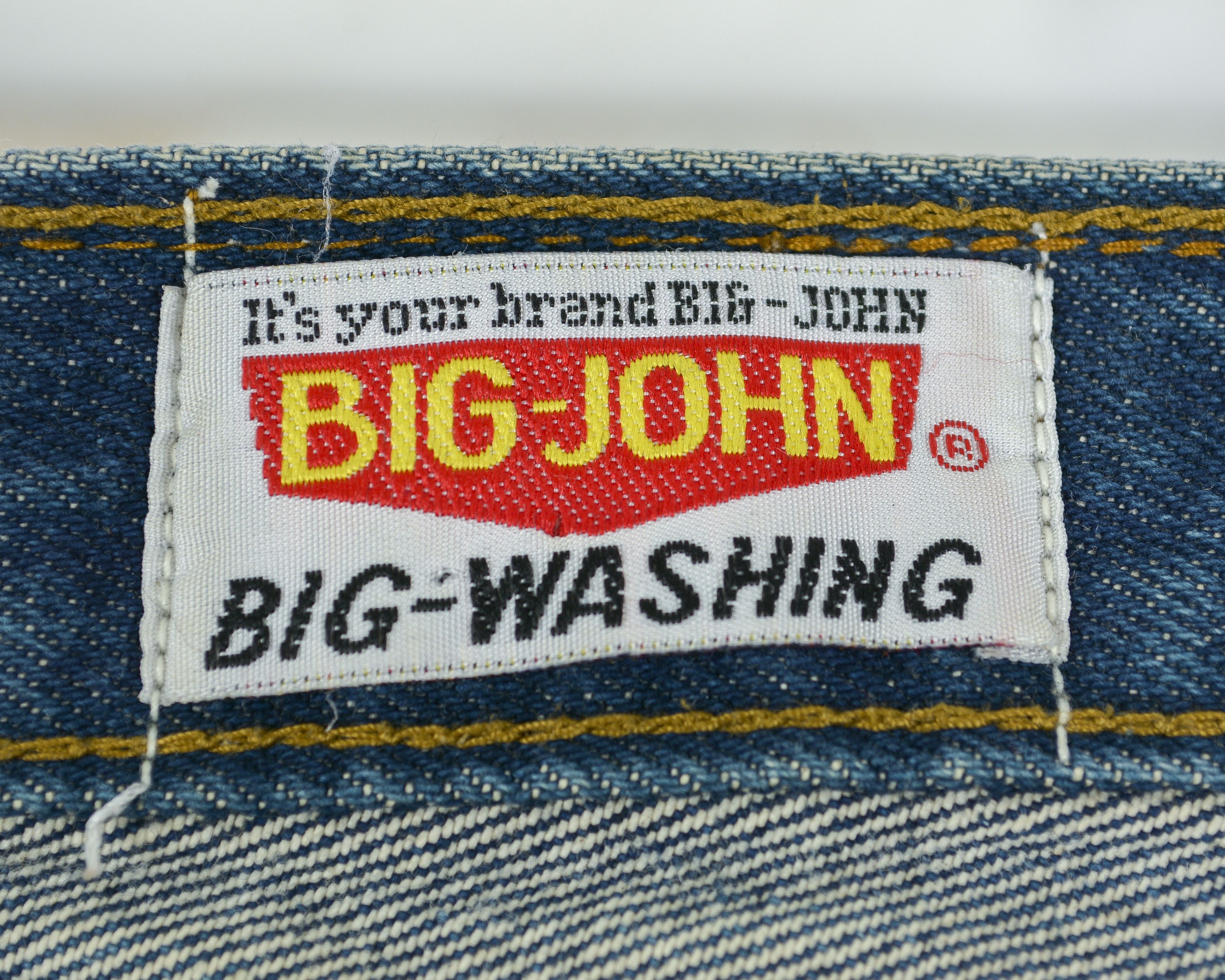 Big John × Vintage 340 W27 L30 Denim Jeans Straight Trousers Pants High Waist Size 27" / US 4 / IT 40 - 7 Thumbnail