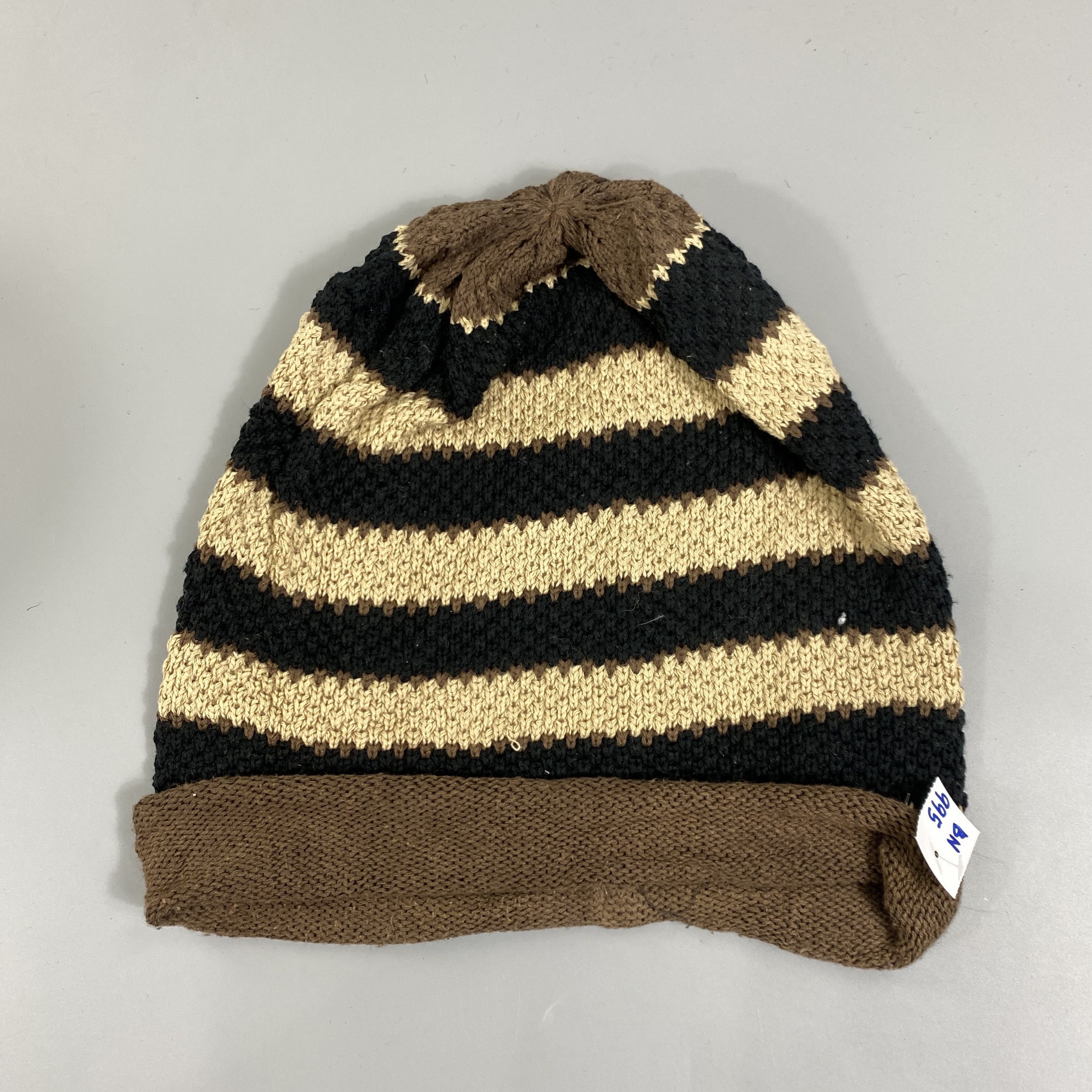 Japanese Brand Stripe Snow Cap Beanie Hat -BN995 Size ONE SIZE - 6 Thumbnail