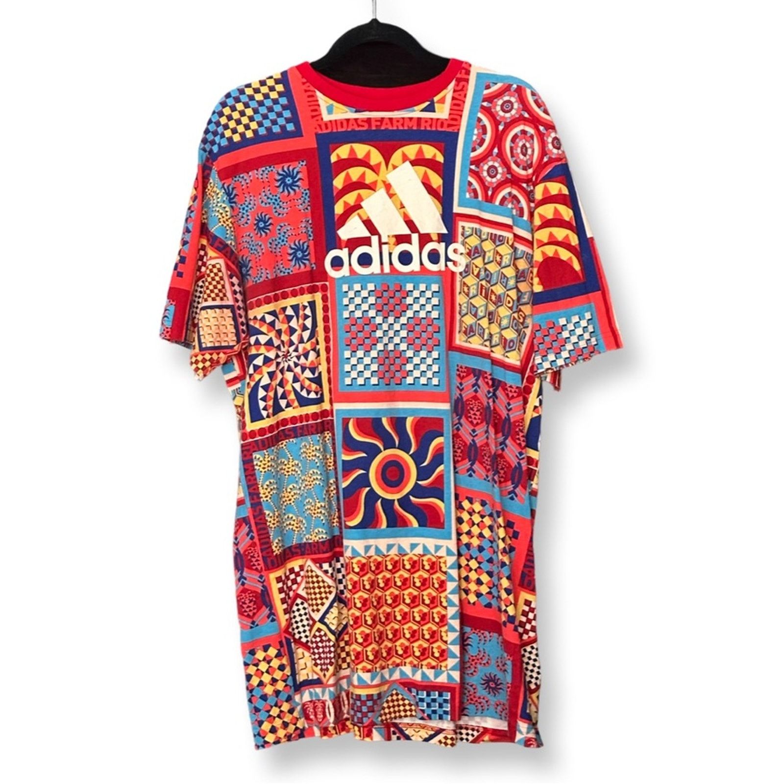 Adidas New Adidas X Farm Rio Kaleidoscope Slim Dress Size L / US 10 / IT 46 - 5 Thumbnail