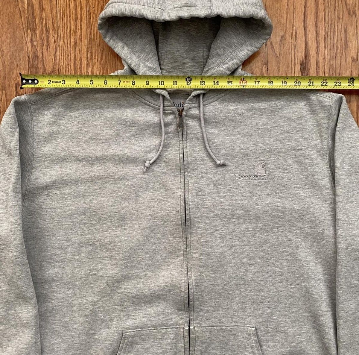 Carhartt Very Rare Vintage Carhartt Light Gray Zip Up Size US XL / EU 56 / 4 - 6 Thumbnail