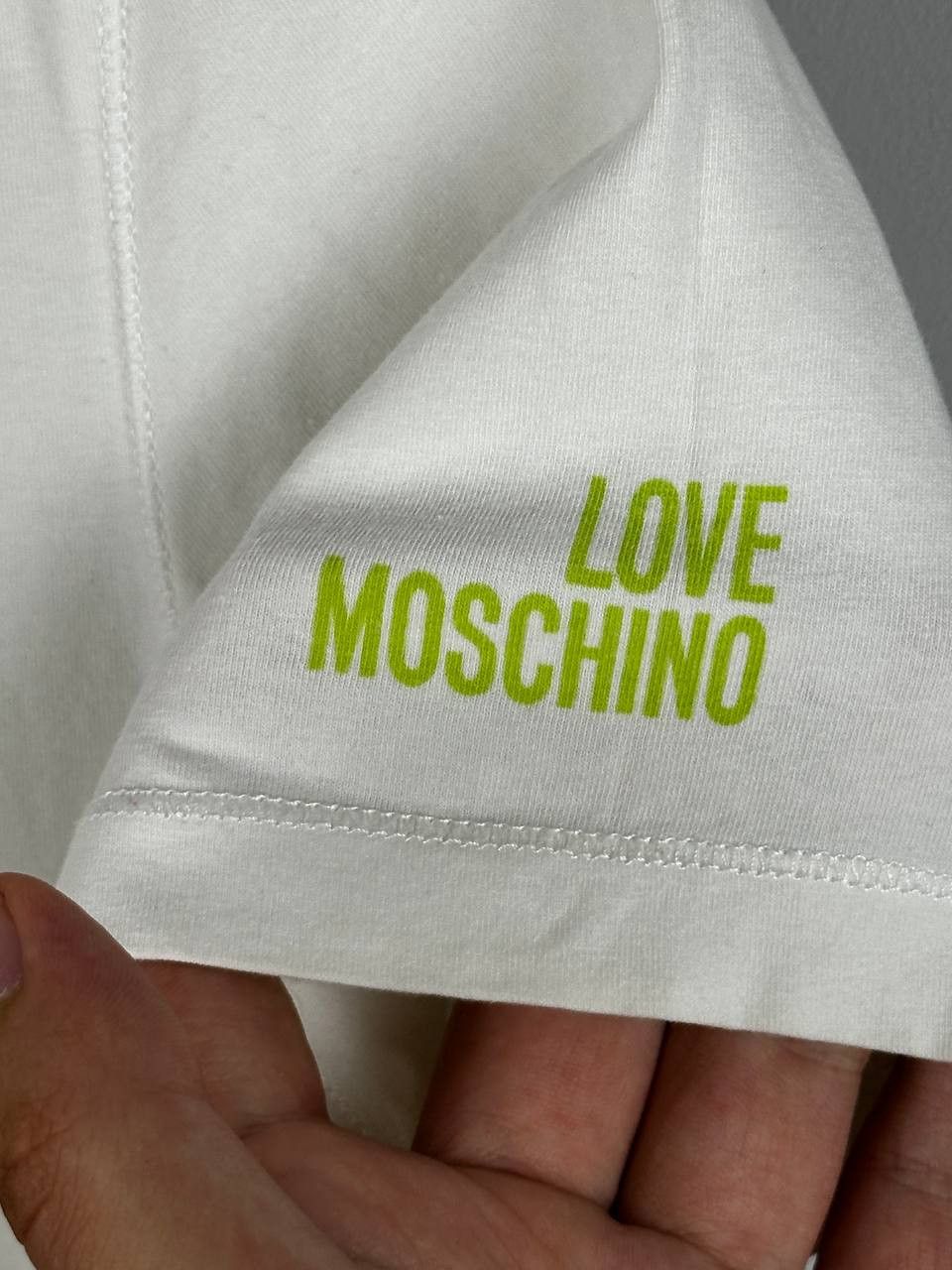 Moschino Love Moschino Avant Garde Slim Peace Signe T Shirt Size US S / EU 44-46 / 1 - 8 Thumbnail