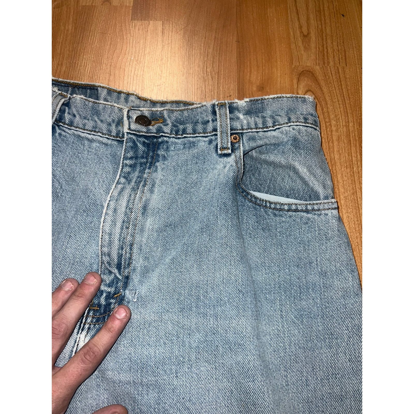 Levi's Womens Vintage Levi's 551 Jeans Levi Strauss Tapered Leg 12 Size 34" / US 12 / IT 48 - 2 Thumbnail