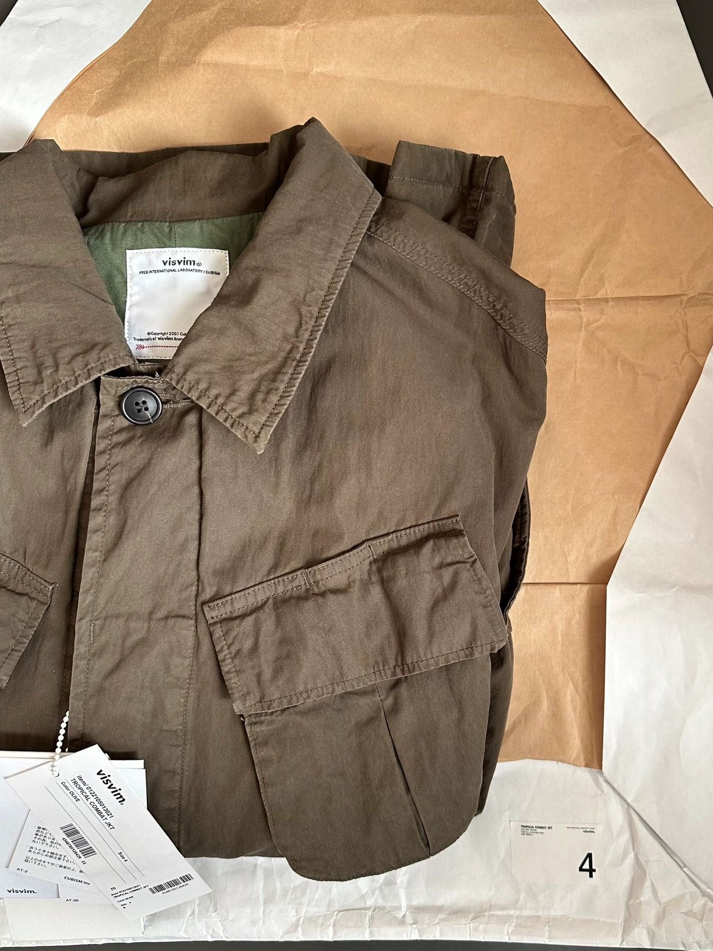 visvim 2022ss TROPICAL COMBAT JKT サイズ2 【公式通販】