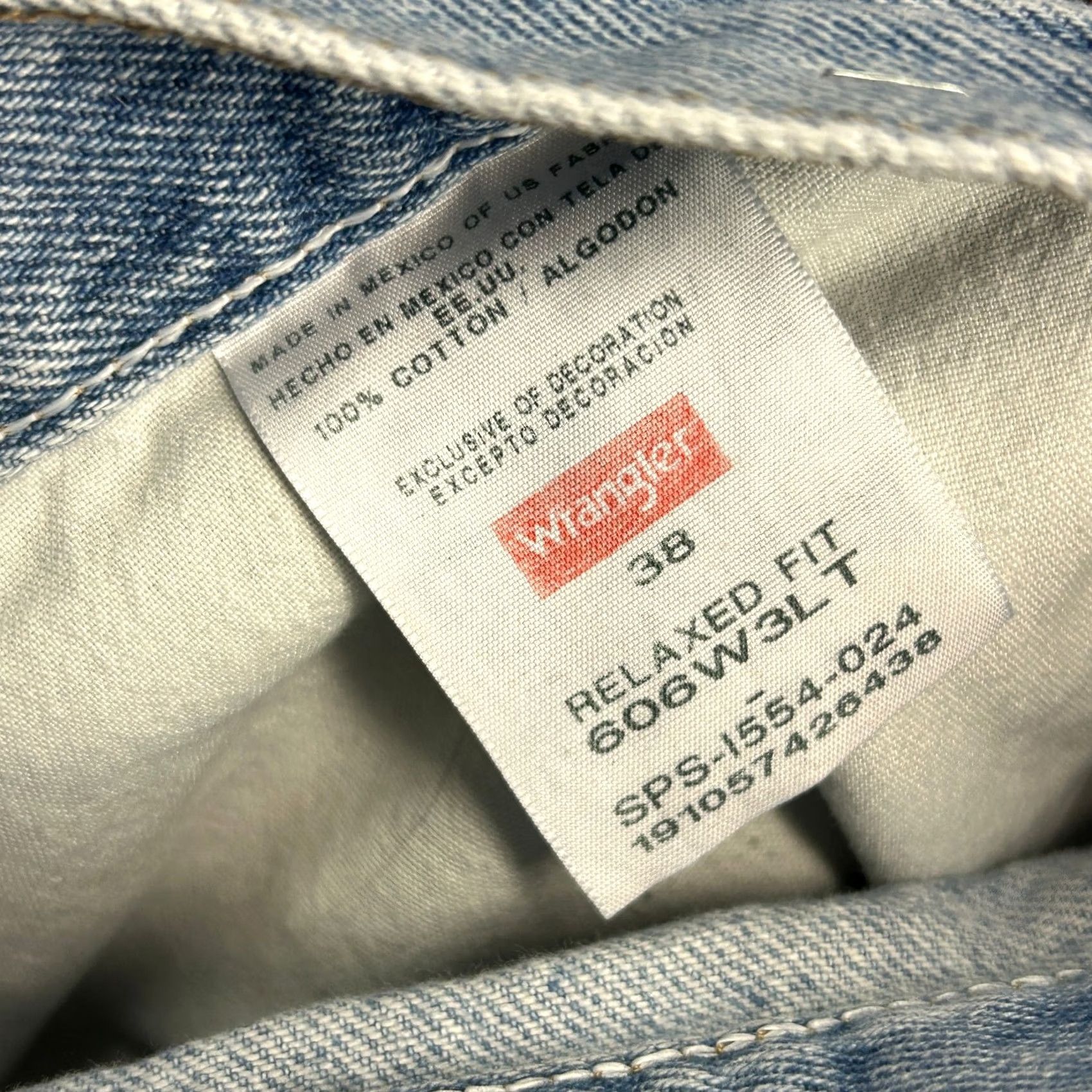 Wrangler VINTAGE Wrangler Denim Jean Shorts Jorts 40 Relaxed Baggy Skater Light Wash Men Size US 40 / EU 56 - 4 Thumbnail