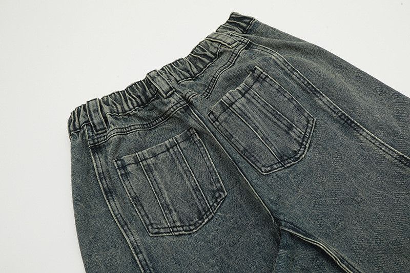 Japanese Brand American-style men's lightning loose wide-leg flared jeans Size US 32 / EU 48 - 6 Thumbnail