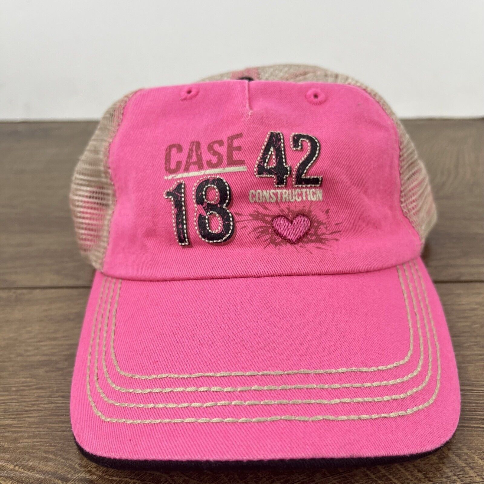 Other CASE IH Construction Hat 1842 Pink Cap Adjustable Pink Adult Size ONE SIZE - 6 Thumbnail