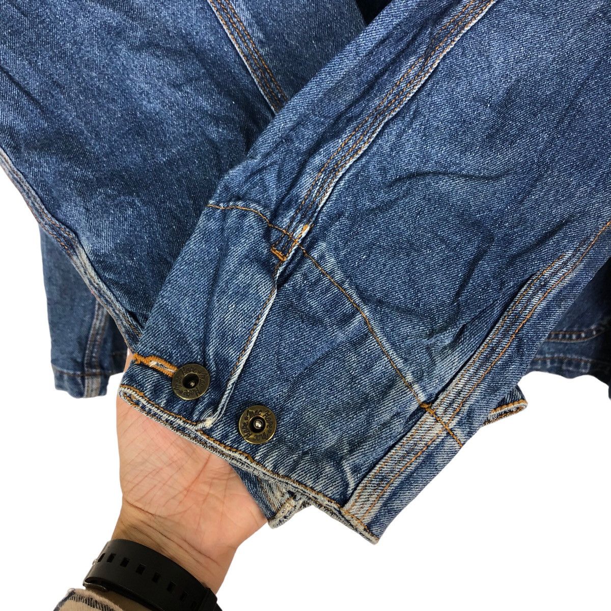 Japanese Brand 🔥90’s Denim Chore Work Jacket Machope Toyo Enterprise Size US L / EU 52-54 / 3 - 12 Thumbnail