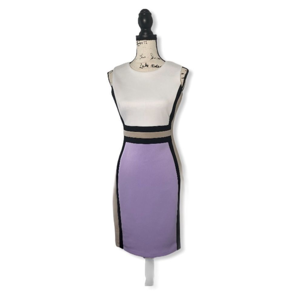 Calvin Klein Color-block Sheath Dress