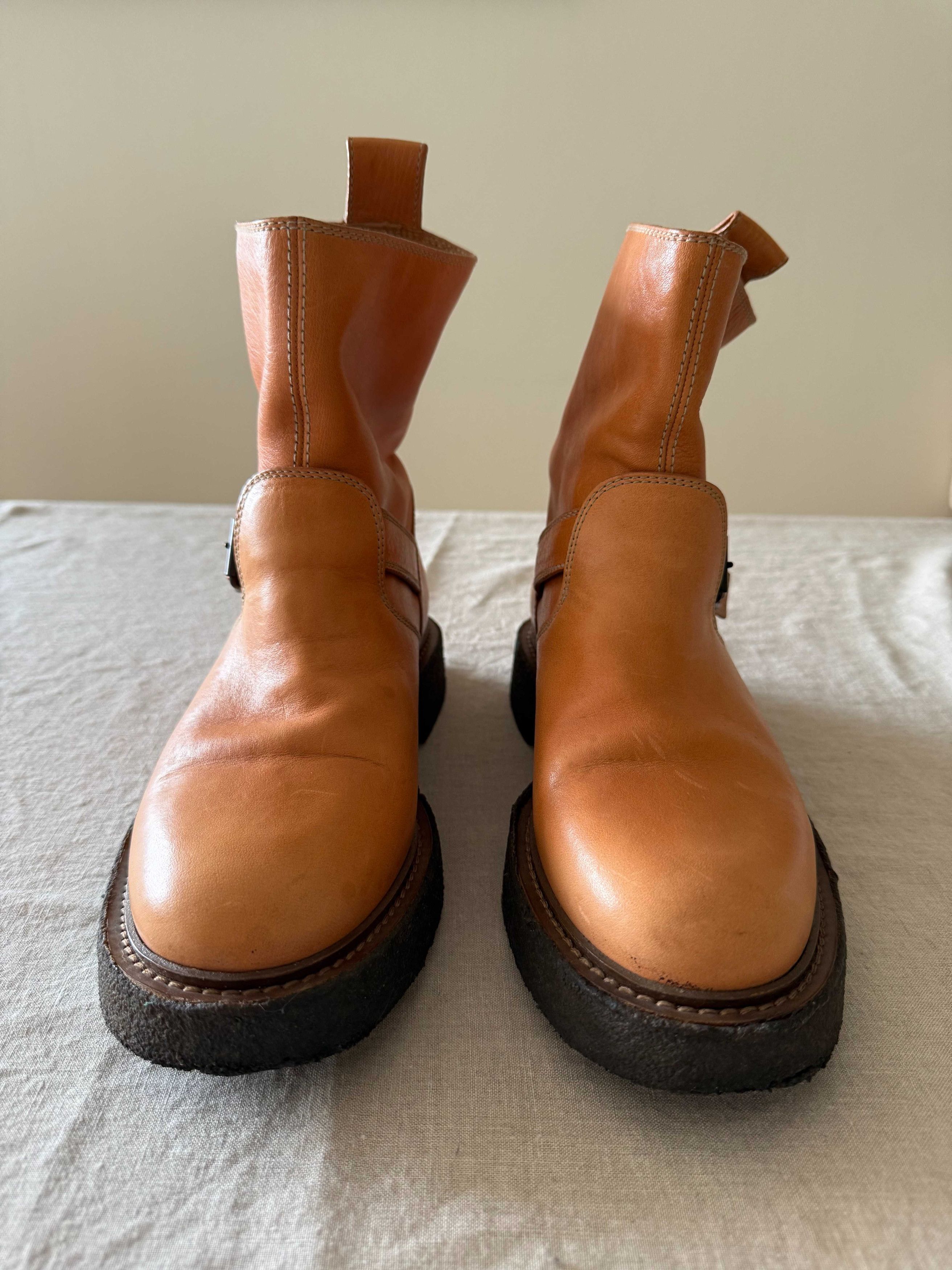 Maison Margiela Maison Martin Margiela (22) Camel Leather Boots Size US 9 / IT 39 - 1 Thumbnail