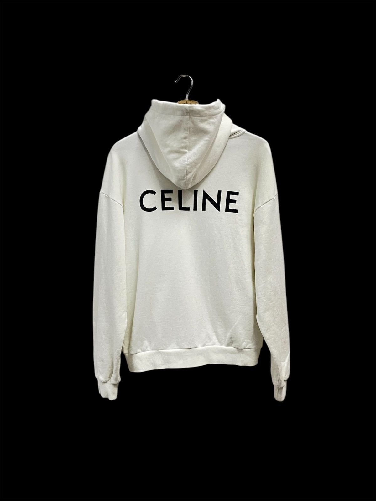 Celine Celine Zip Up Logo Hoodie Size US S / EU 44-46 / 1 - 5 Thumbnail
