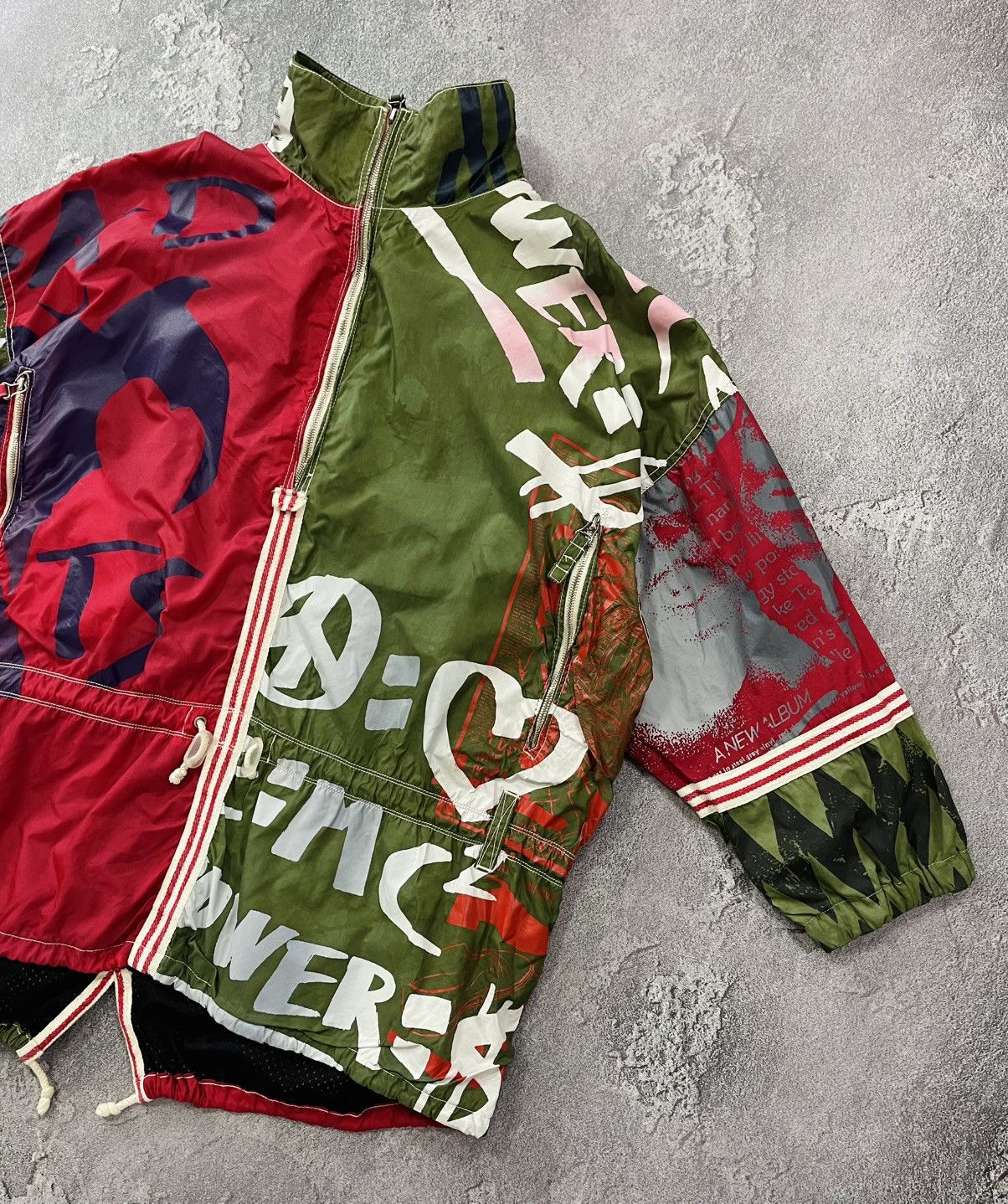 JET SET Vintage 90’s JET SET Nylon Multi Colour Half Zip Ski Jacket Size US XL / EU 56 / 4 - 2 Thumbnail