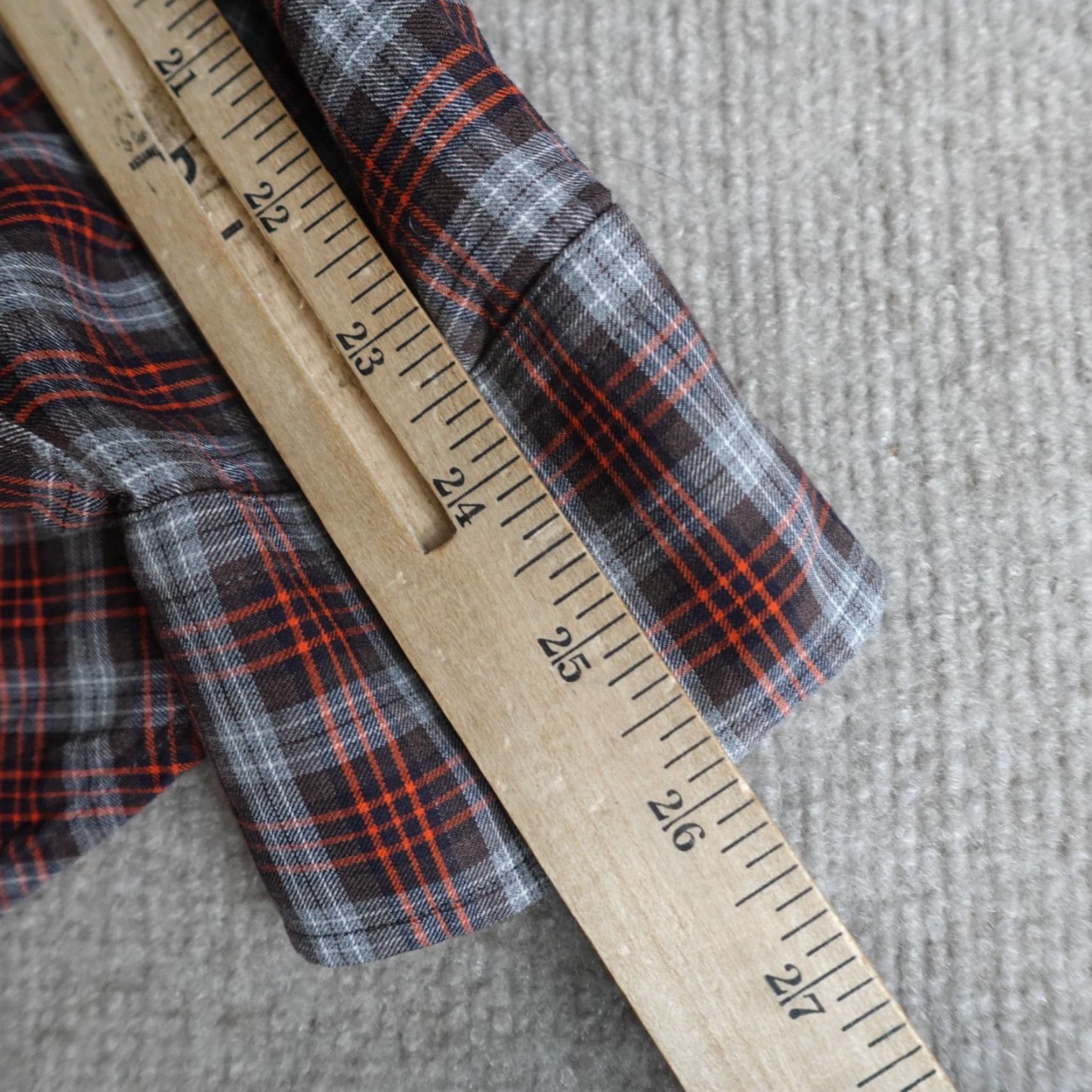 Vintage Teddy Stratford Mens Shirt Western Button-Up L Brown Plaid Cowboys Pearl Snap Long Sleeve Casual Regular 90s Theme Mens Size US L / EU 52-54 / 3 - 7 Thumbnail