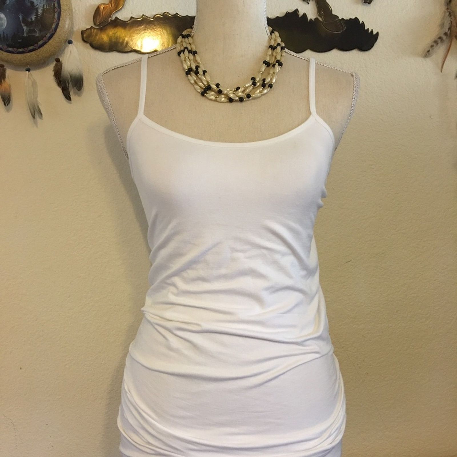 Vintage Vintage 70s multi strand pearlescent bead necklace Size ONE SIZE - 4 Thumbnail