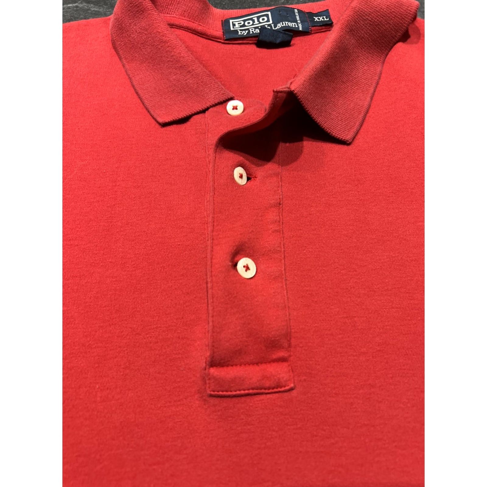 Polo Ralph Lauren Ralph Lauren Polo Shirt Mens 2XL Red Long Sleeve 100% Cotton Polo Club Logo Shirt Mens Long Sleeve Red 2XL Polo Ralph Lauren Size US XXL / EU 58 / 5 - 4 Thumbnail