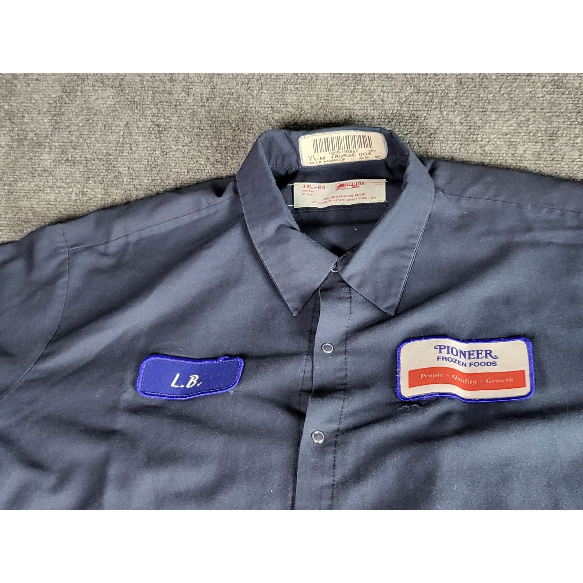 Other Red Kap Image Plus Button Down Work Shirt Men Sz 3XL Blue Pa Size US S / EU 44-46 / 1 - 3 Thumbnail