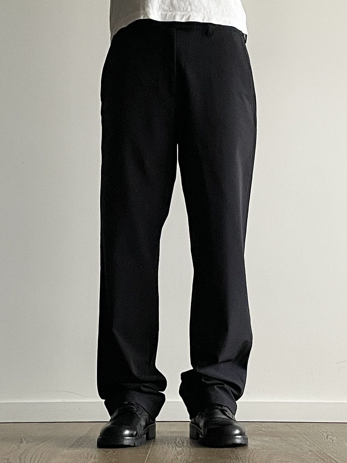 Pre-owned Prada Early 2000's Nylon Pants In Black
