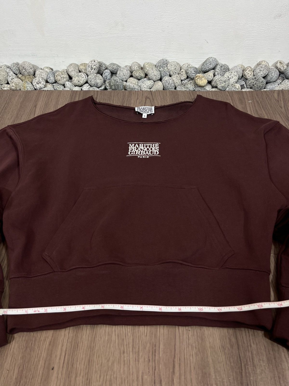 Marithe + Francois Girbaud Marithe Francois Girbaud Neckless Cropped Sweatshirt Size US S / EU 44-46 / 1 - 11 Thumbnail