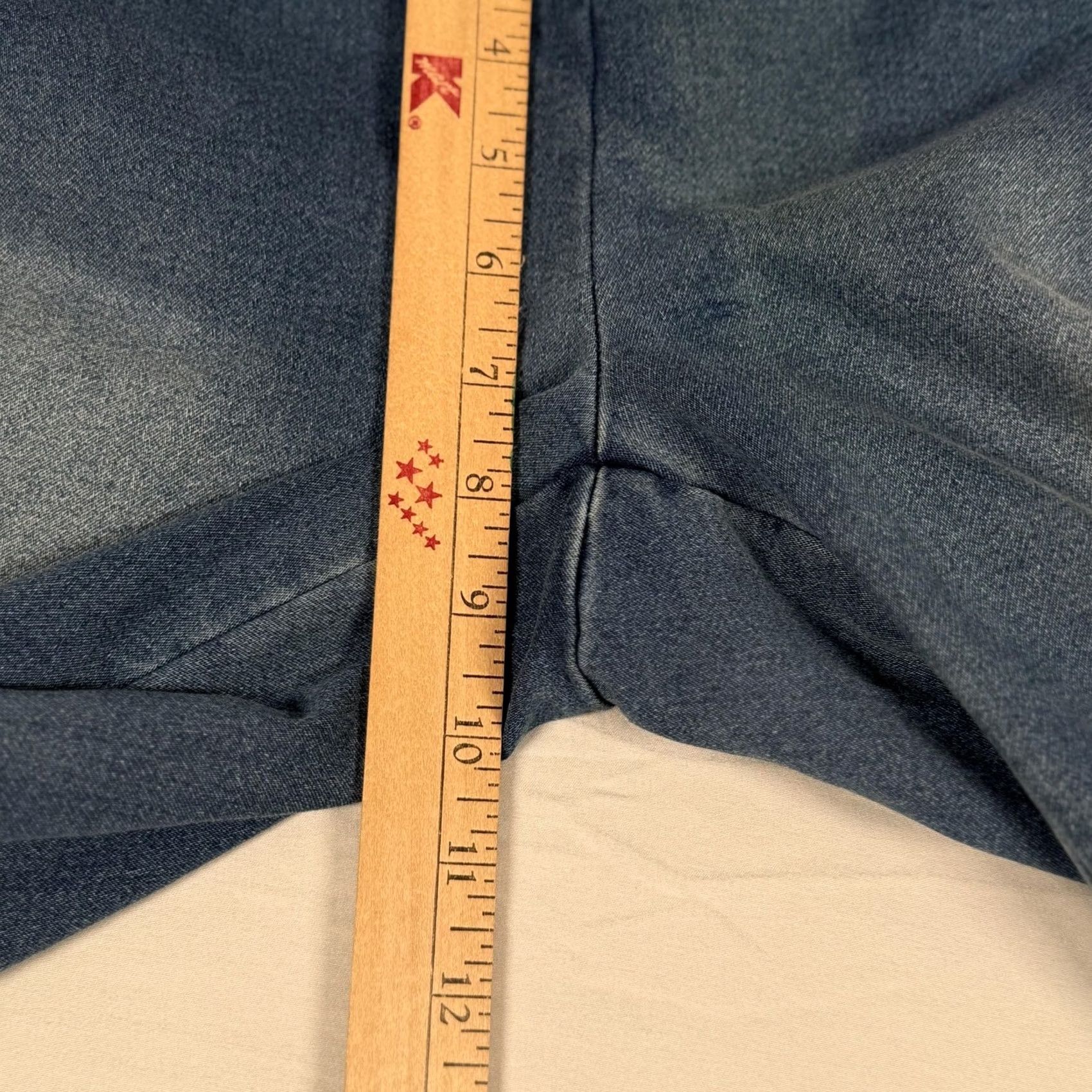 Vintage VINTAGE? No — Destination Maternity Leggings Jegging Denim Under Belly Soft Travel New Size 32" / US 10 / IT 46 - 7 Thumbnail