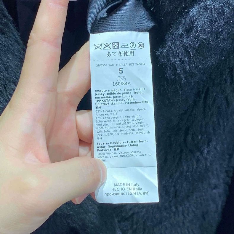 Max Mara Max Mara Hot style black long teddy coat Size S / US 4 / IT 40 - 5 Thumbnail