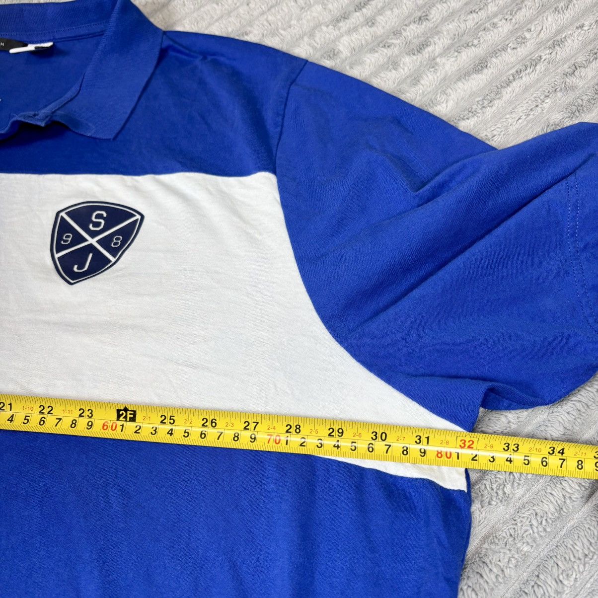 Sean John SEAN JOHN MENS POLO SHIRT Blue White 5XB VINTAGE Size US XXL / EU 58 / 5 - 5 Thumbnail