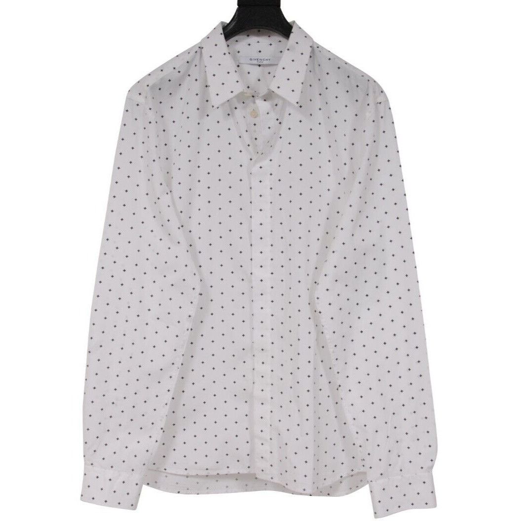 Givenchy Long Sleeve Button Down Shirt Sz 43 / 17 White Size US XL / EU 56 / 4 - 1 Thumbnail