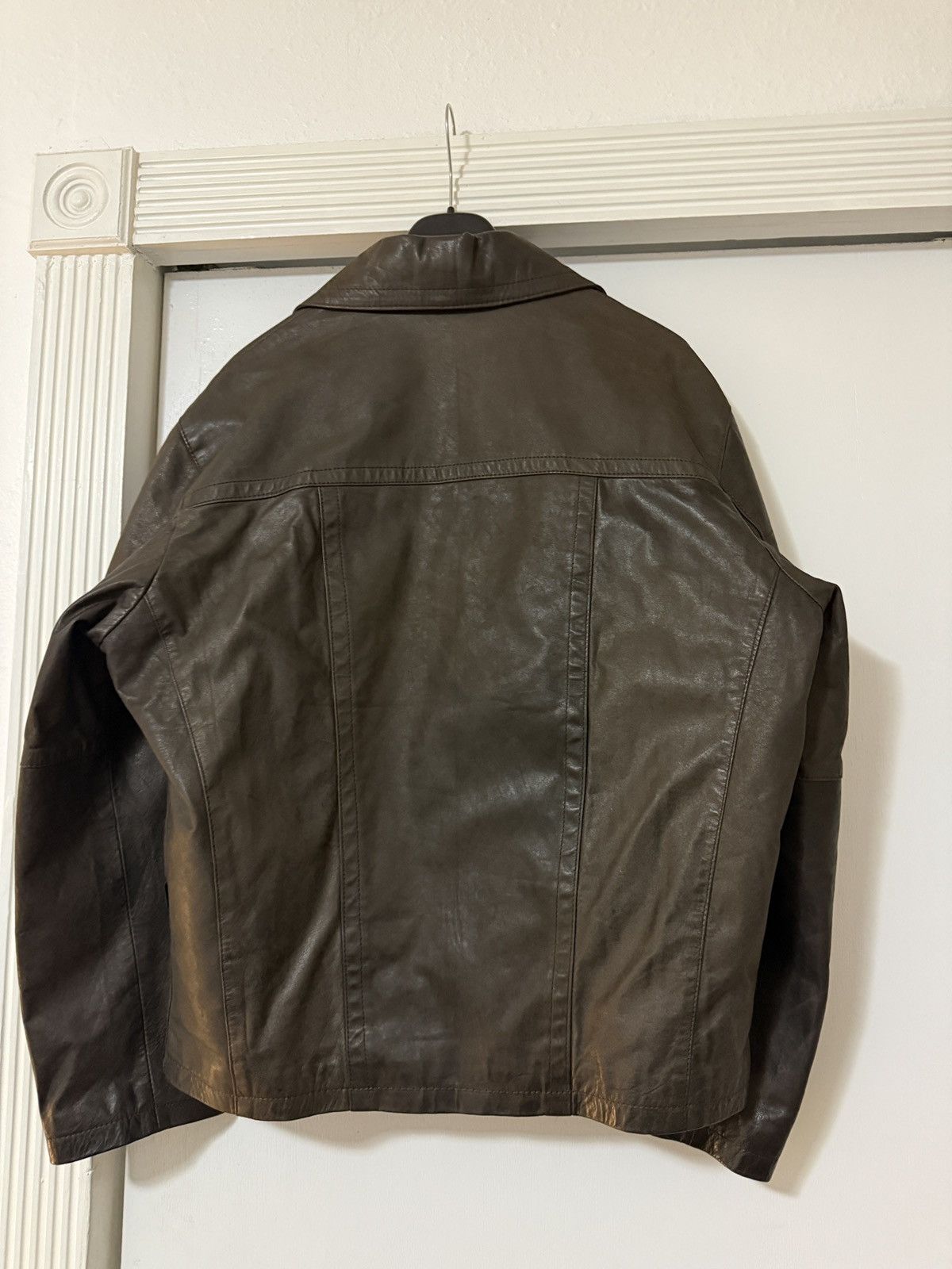 Vintage Mens Vintage CARDON brand Argentinian leather jkt- size M/L Size US L / EU 52-54 / 3 - 2 Thumbnail