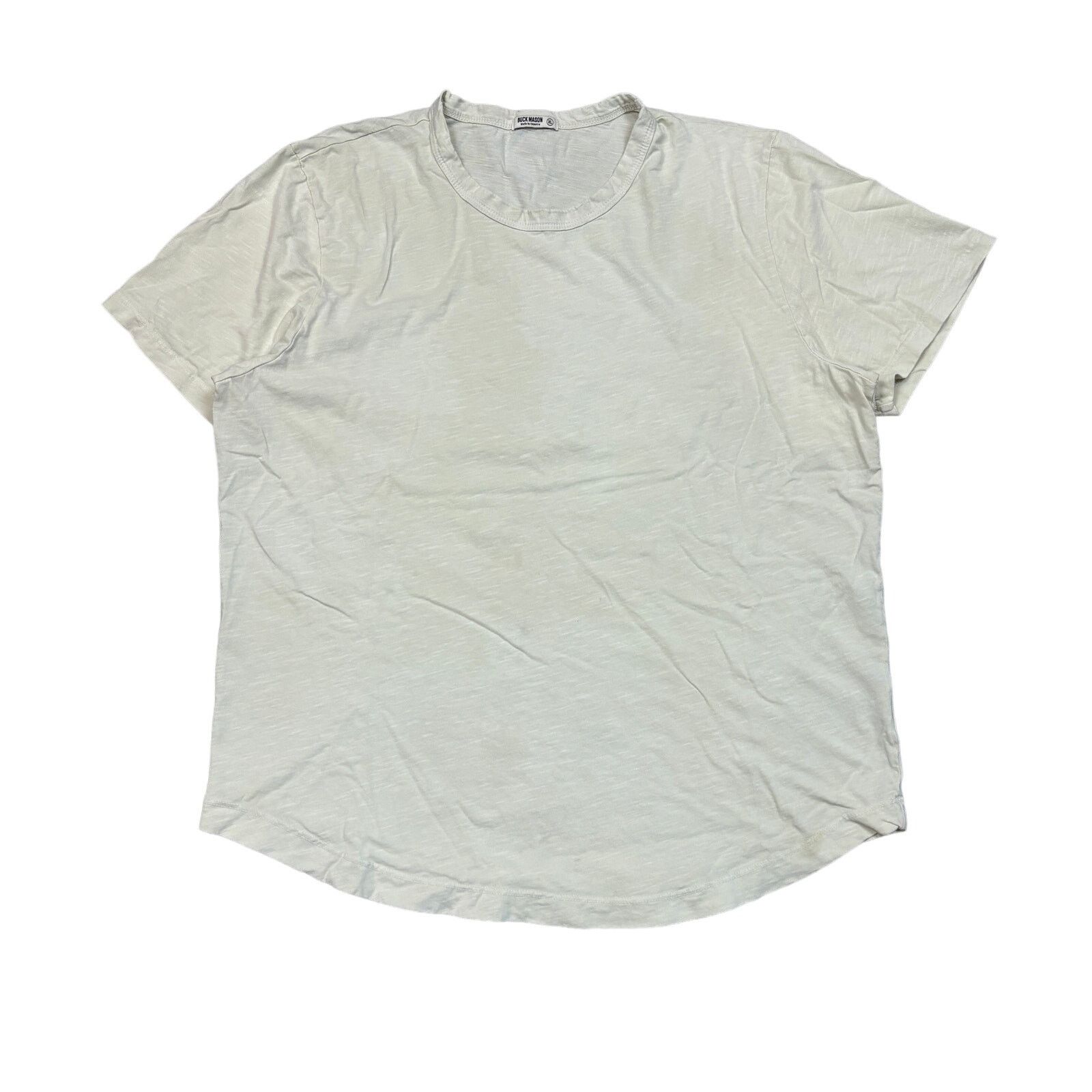 Buck Mason Buck Mason Curved Hem Cotton Slub Short Sleeve Shirt Mens XL Size US XL / EU 56 / 4 - 1 Thumbnail